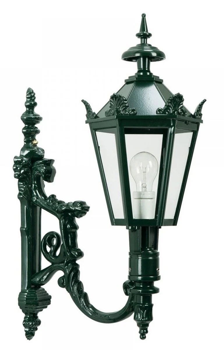 Casa Padrino Baroque Garden Terrazas Balcón Entrada Aplique Exterior / Linterna Exterior 22 x 38 x H. 70 cm - Varios Colores - Precioso y Suntuoso