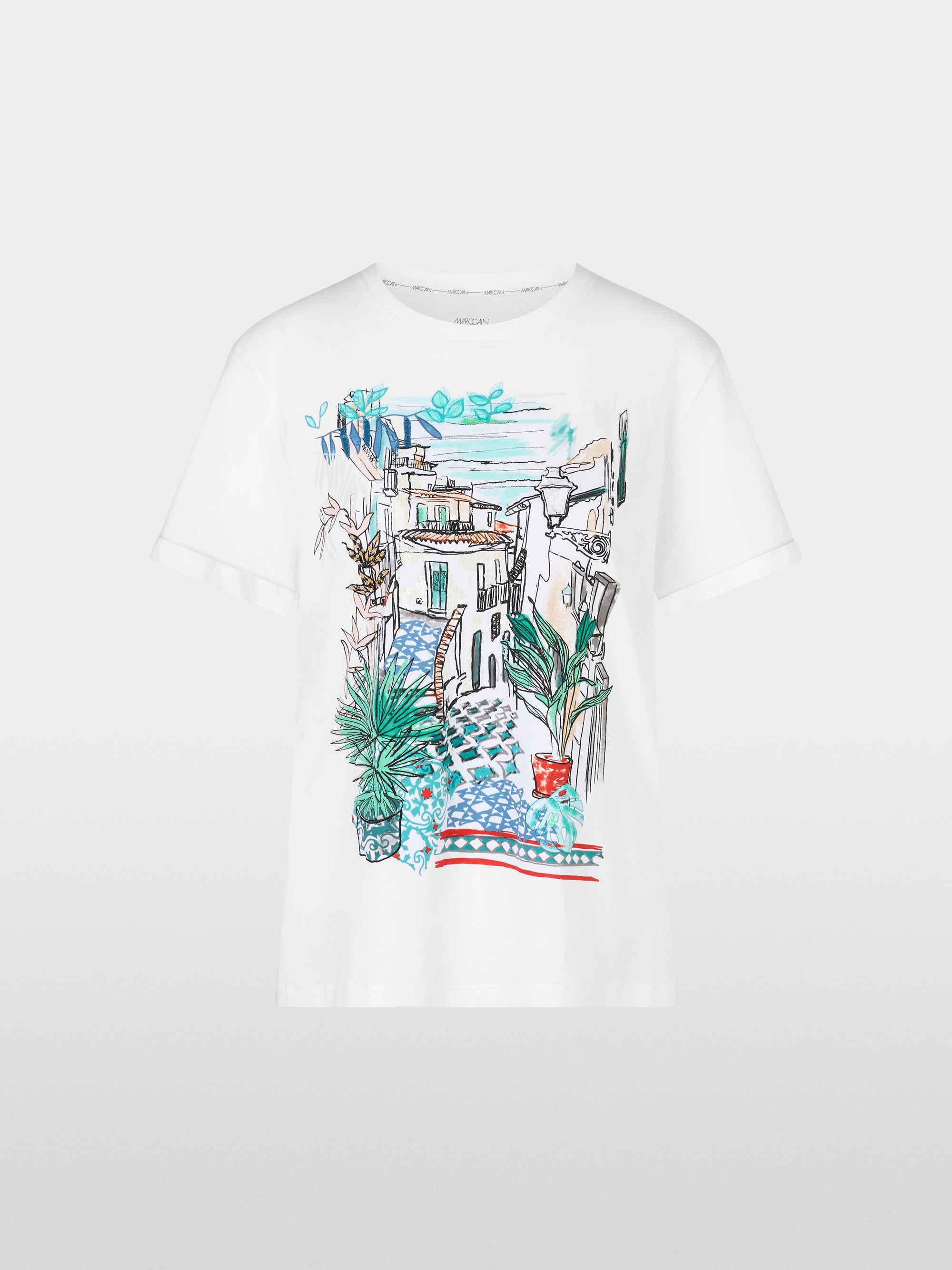 Marc-Cain 100% cotton T-shirt with print