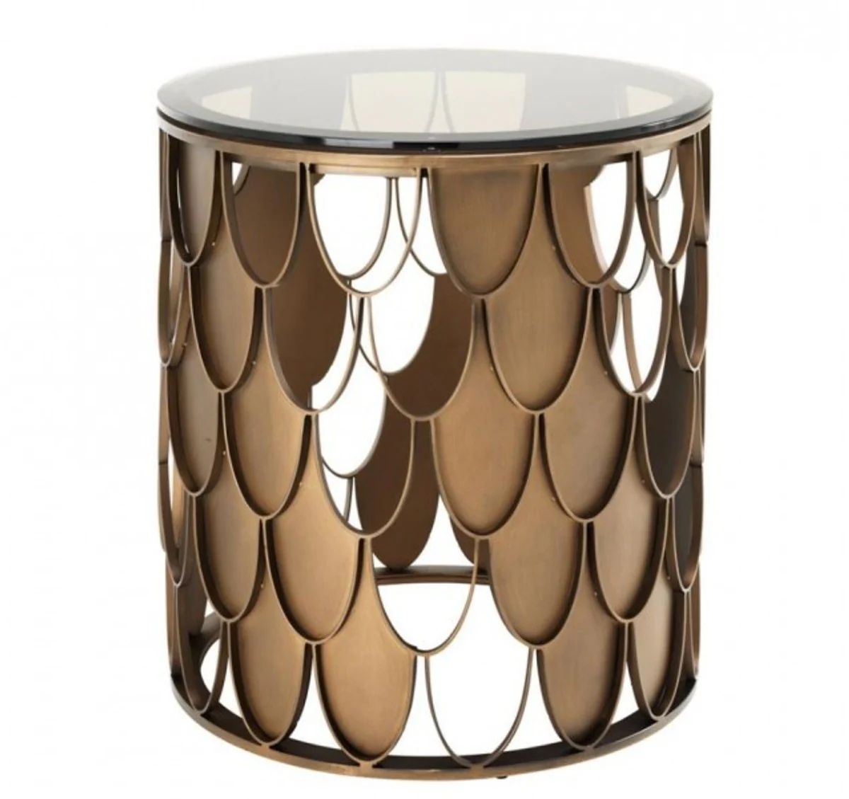 Casa Padrino luxury art deco designer side table 50 x H. 55 cm - Luxury Quality