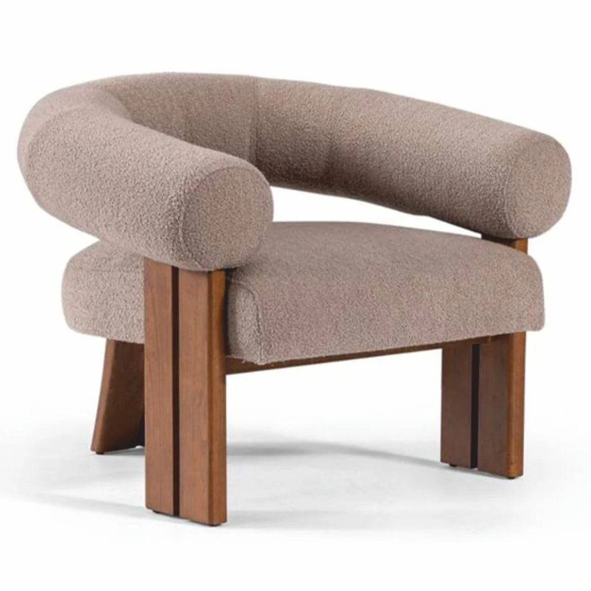 Casa Padrino sill¨®n de sal¨®n y hotel de lujo gris / marr¨®n 90 x 90 x A. 75 cm - Muebles de lujo