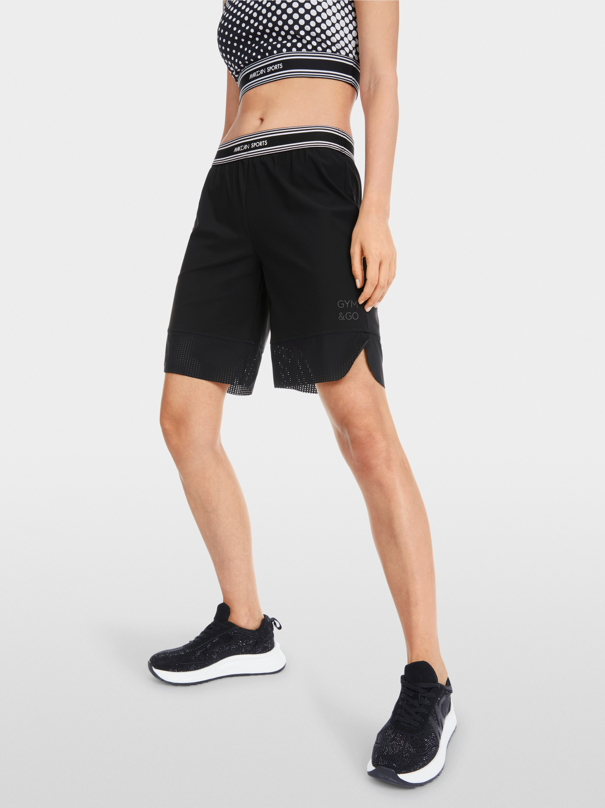 Marc-Cain Rethink Together elasticated shorts