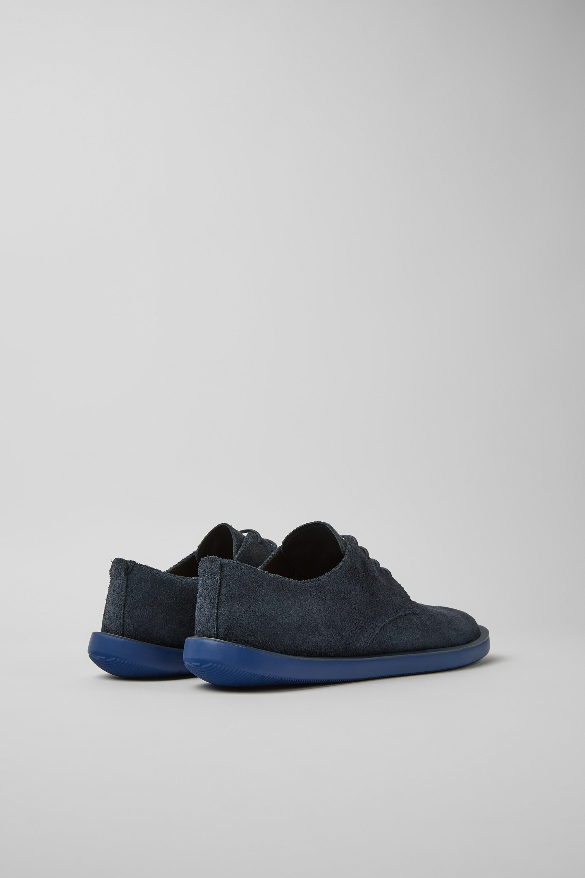 Wagon - Blue nubuck shoes for men