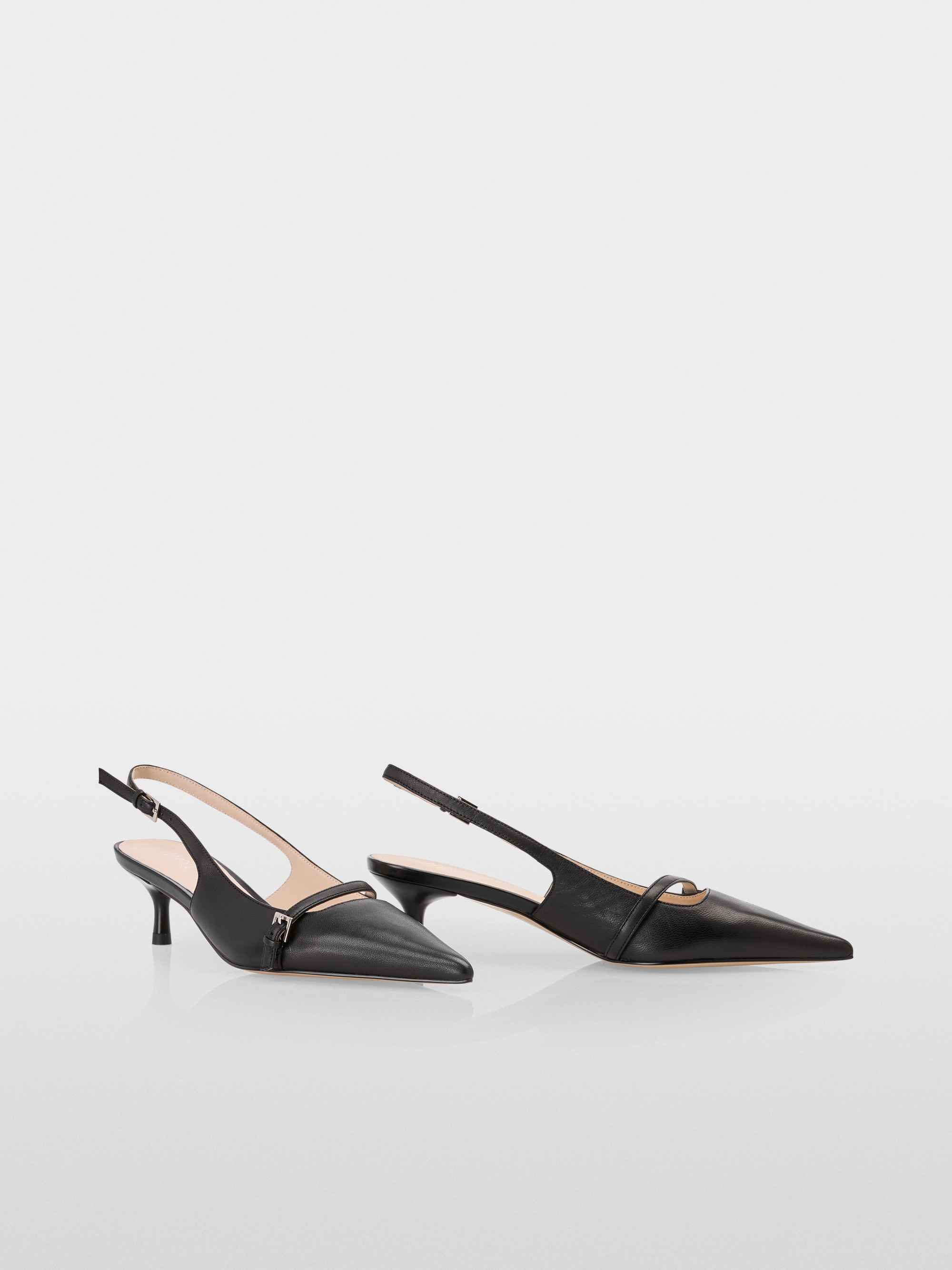 Marc-Cain Slingback Pumps in Laminato Leather