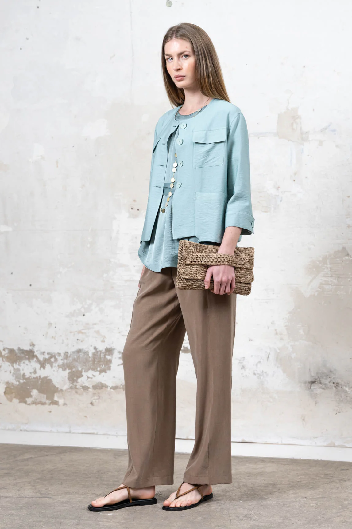 Rivera-spain Top Allai turquesa