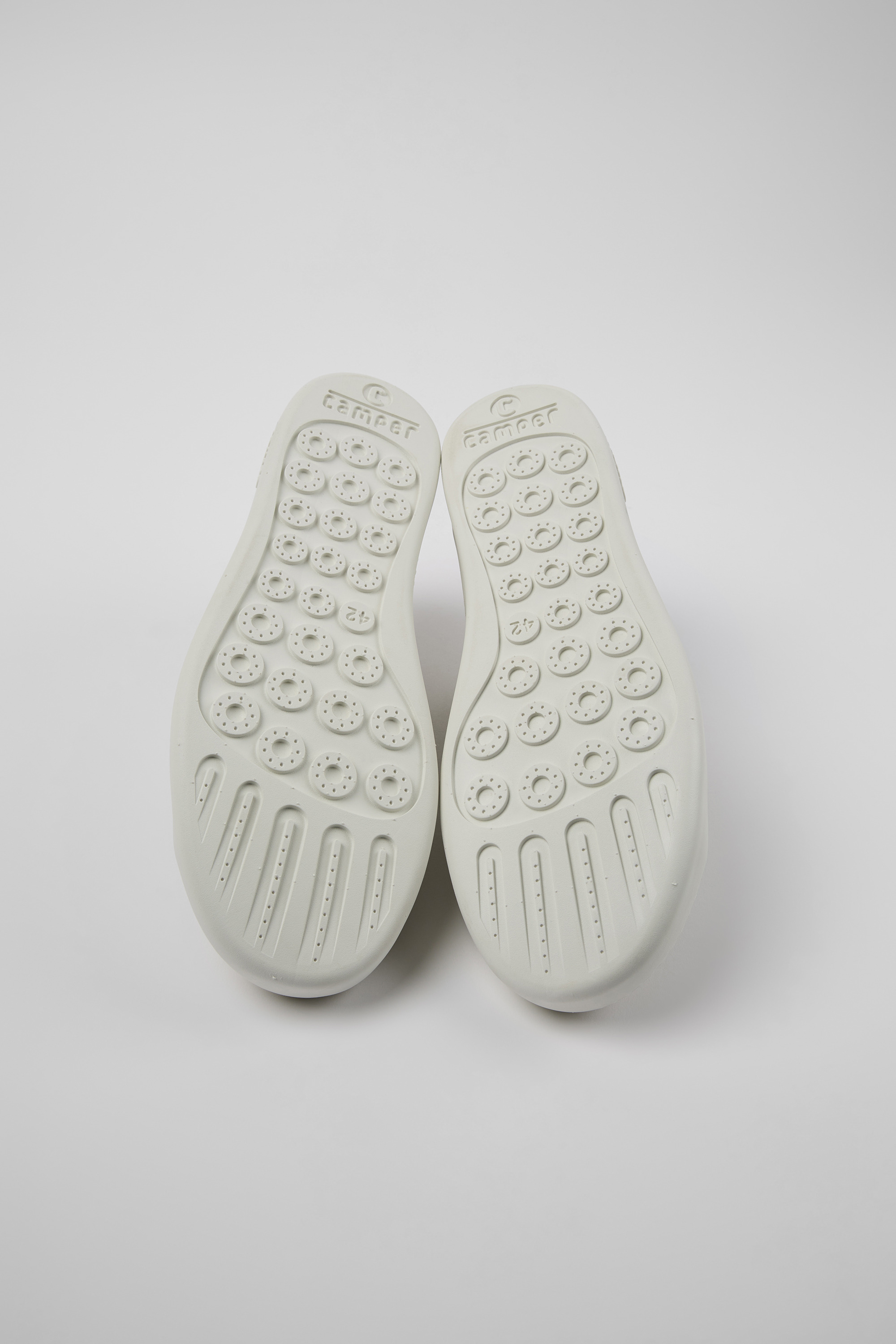 Peu Touring - Gray leather sneakers for men