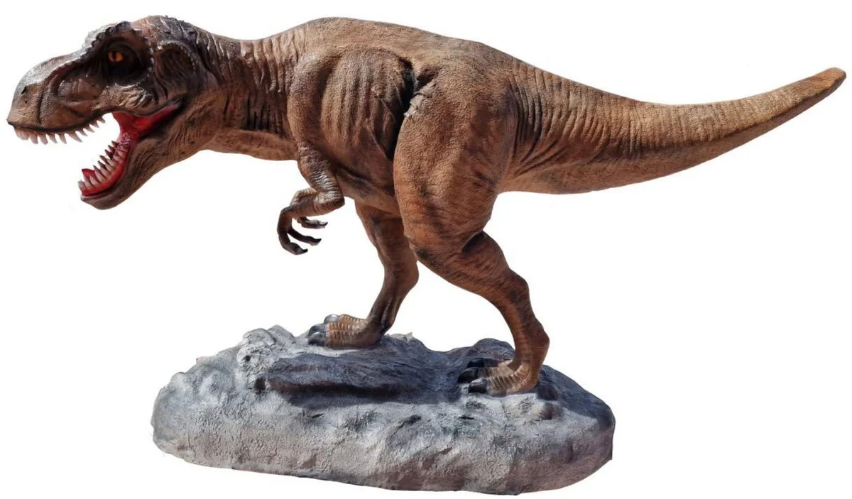 Casa Padrino escultura decorativa de lujo dinosaurio t rex 450 x A. 180 cm - Escultura de jard¨ªn enorme - Escultura de tama?o natural - Escultura decorativa XXL - Figura decorativa XXL