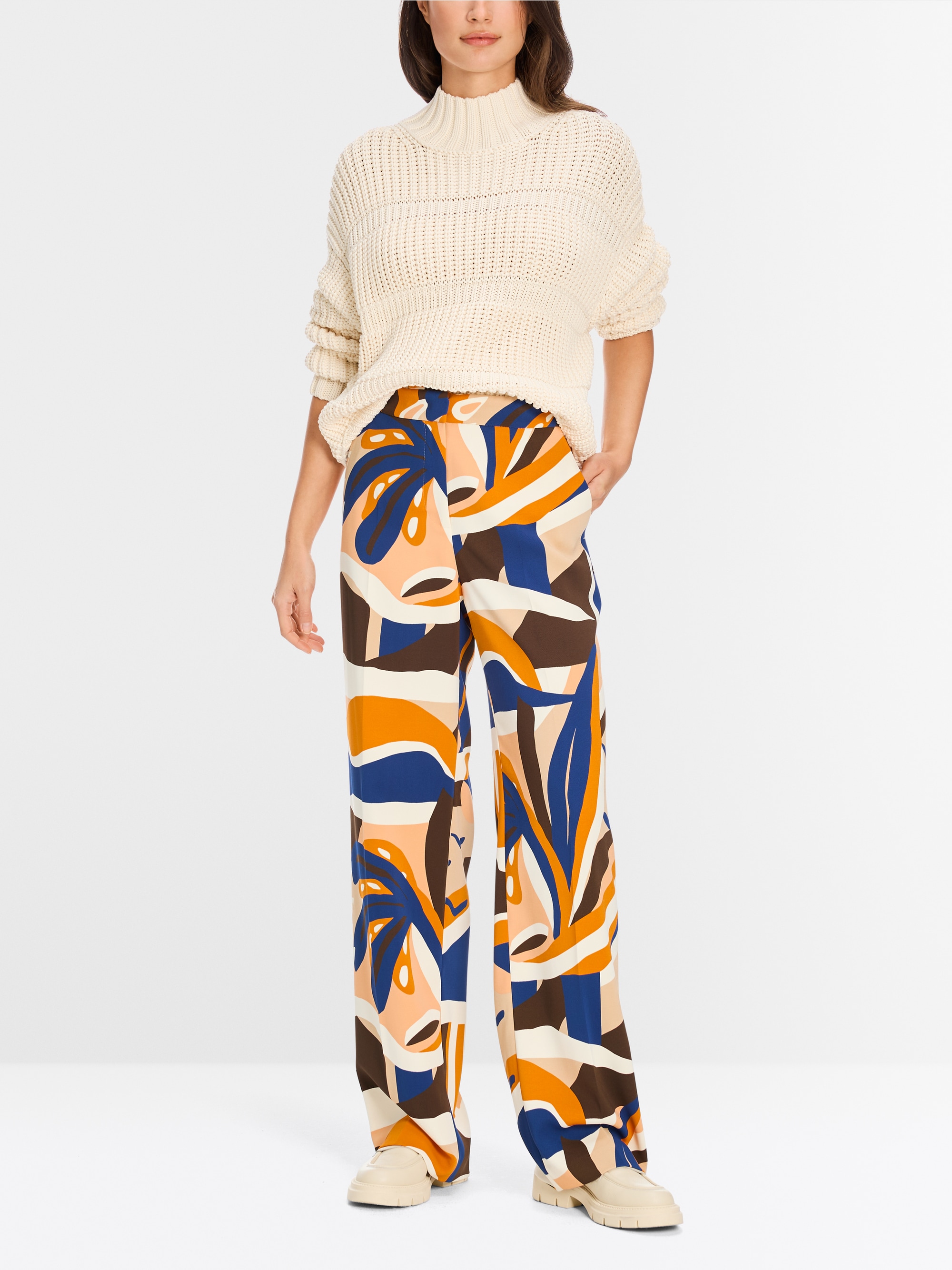 Marc-Cain WUKARI trousers in arty design