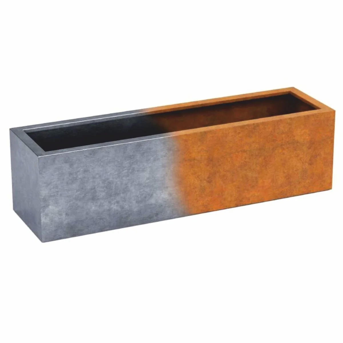 Casa Padrino banco de parque - Banco de ciudad con macetero 245 cm - Muebles de parque y exterior