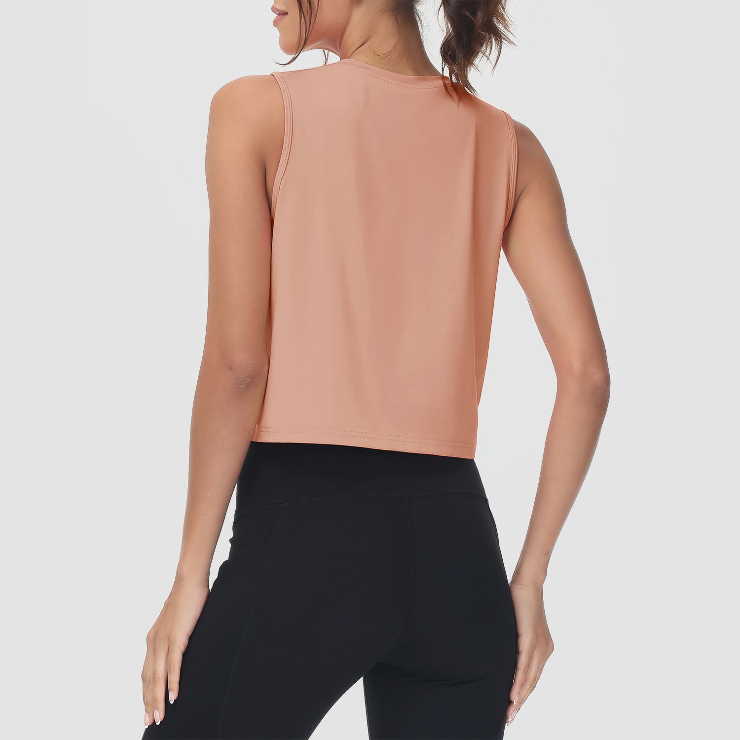 Crop Tops for Women Athletic Running Workout UPF 50+ Cropped Tank Tops