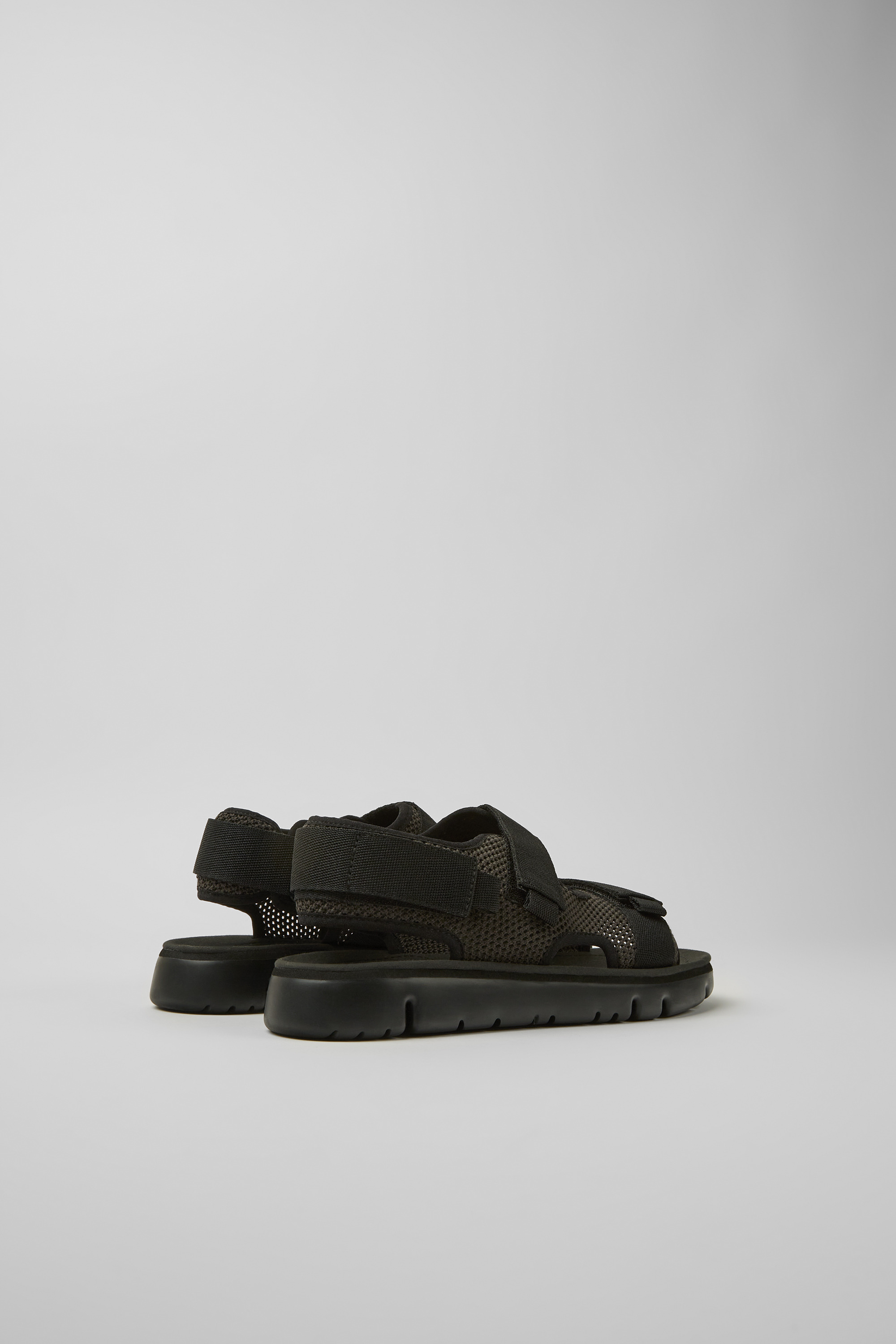 Oruga - Black and grey TENCEL Lyocell sandals for men