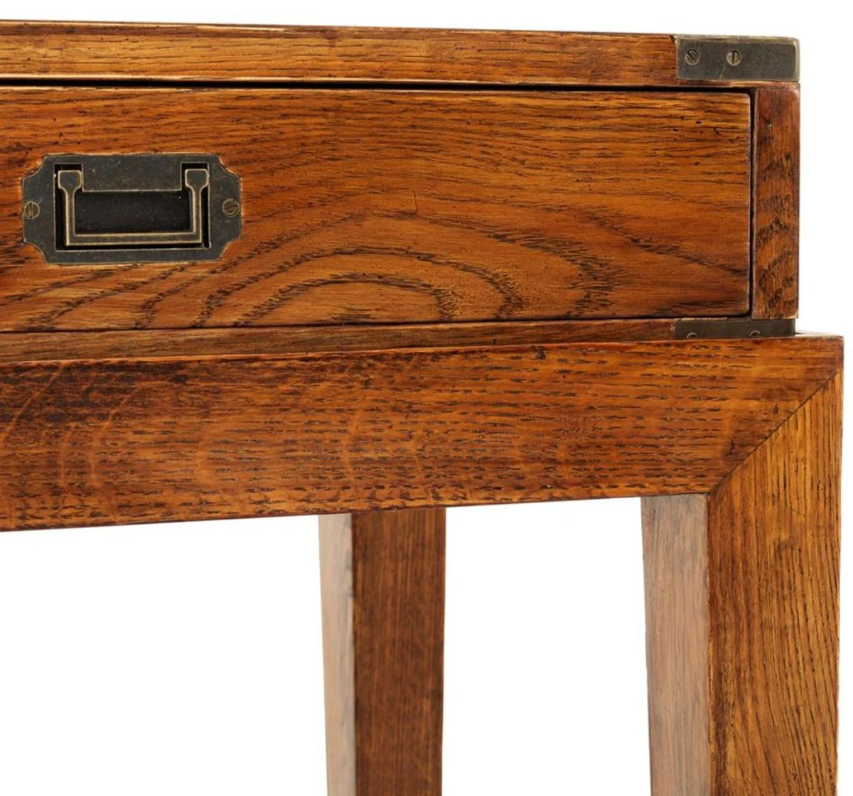 Casa Padrino consola de lujo con 3 cajones en marrón 162,5 x 47,5 x H. 76 cm - muebles de sala