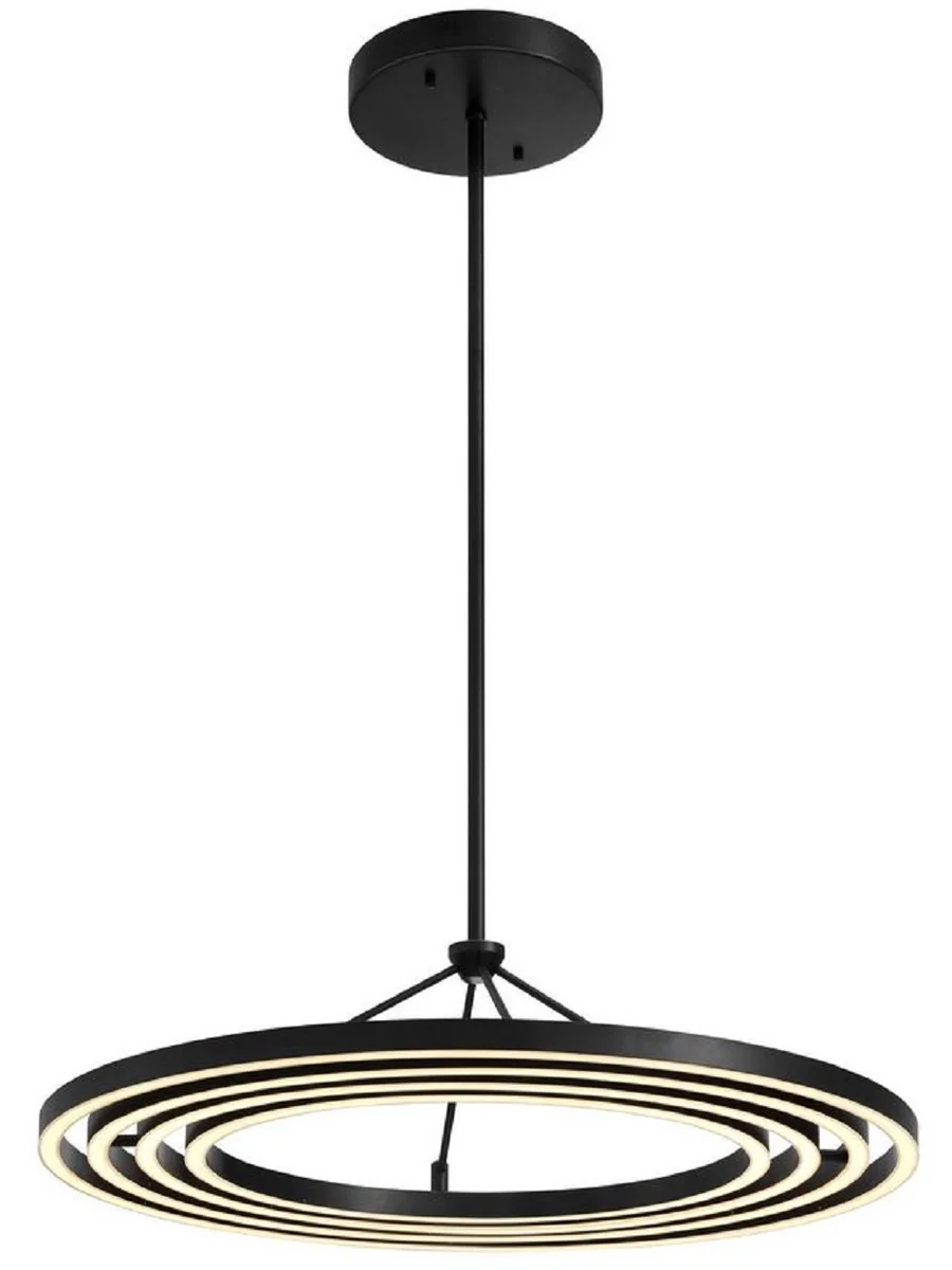 Casa Padrino araña de luces LED de lujo bronce Ø 90 x A. 102 cm - Araña de salón moderna ajustable - Calidad de Lujo