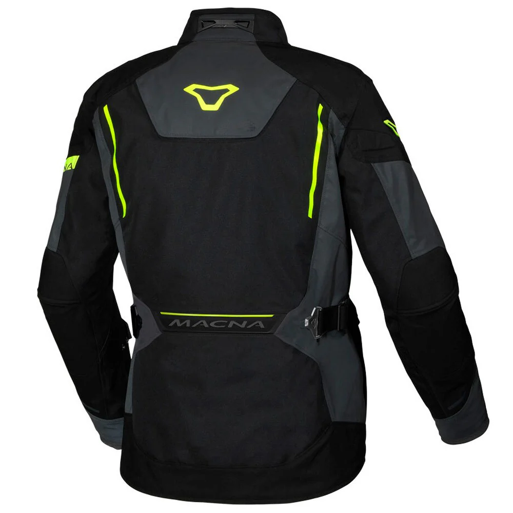 CHAQUETA 4 ESTACIONES MACNA MUNDIAL EYE NIGHT LADY - NEGRO / GRIS / AMARILLO