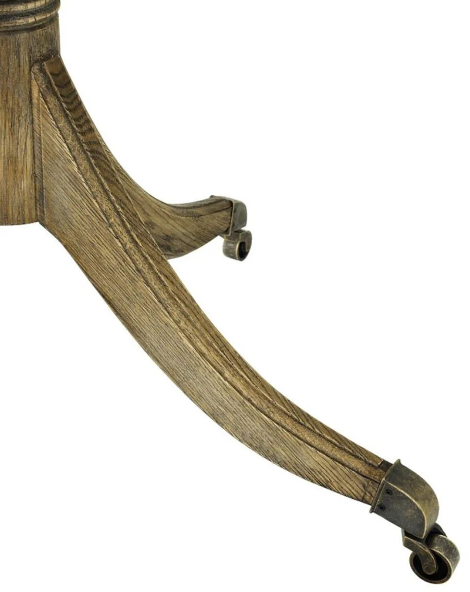 Casa Padrino mesa auxiliar de sal¨®n de lujo colores naturales / lat¨®n ? 80 x H. 74 cm - Muebles de Sal¨®n