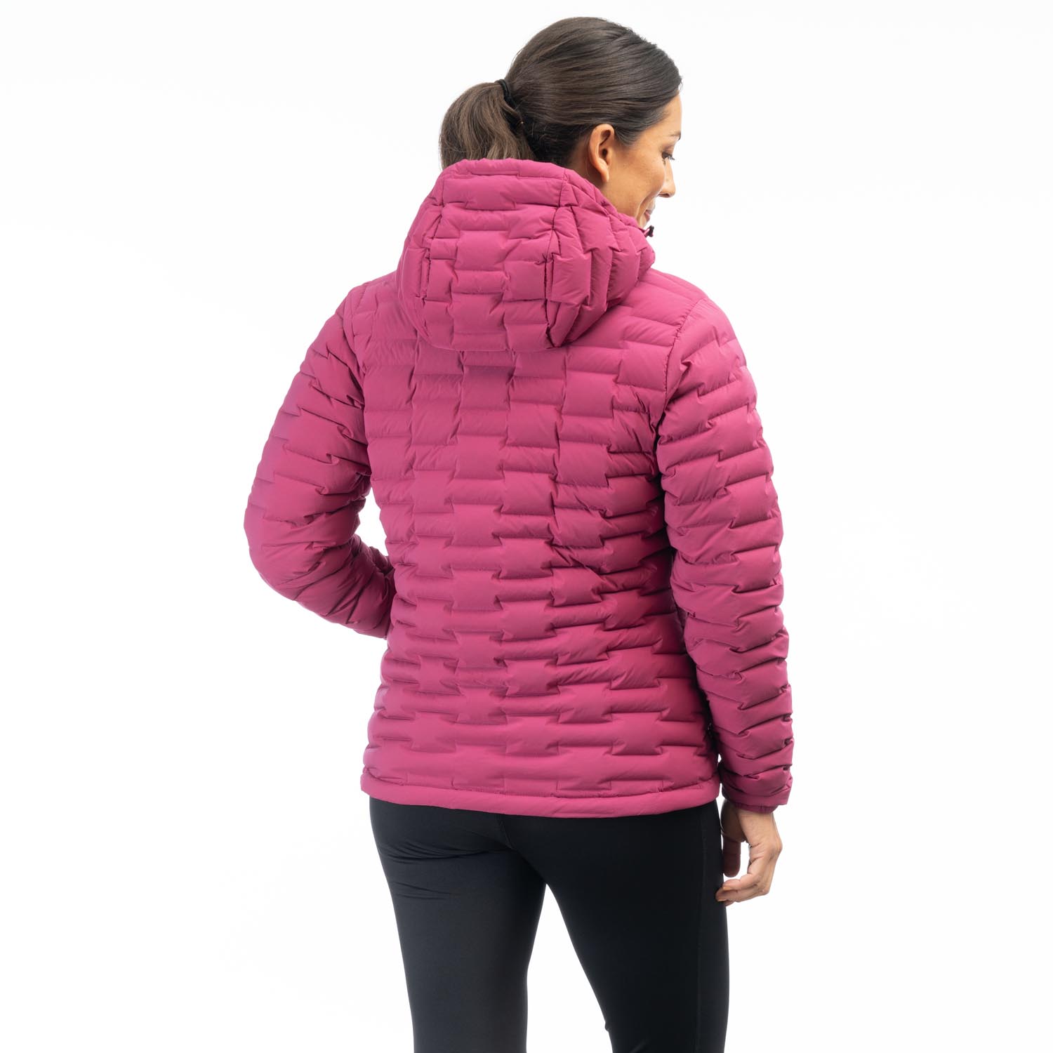 Luna Stretch Down Hooded Jacket