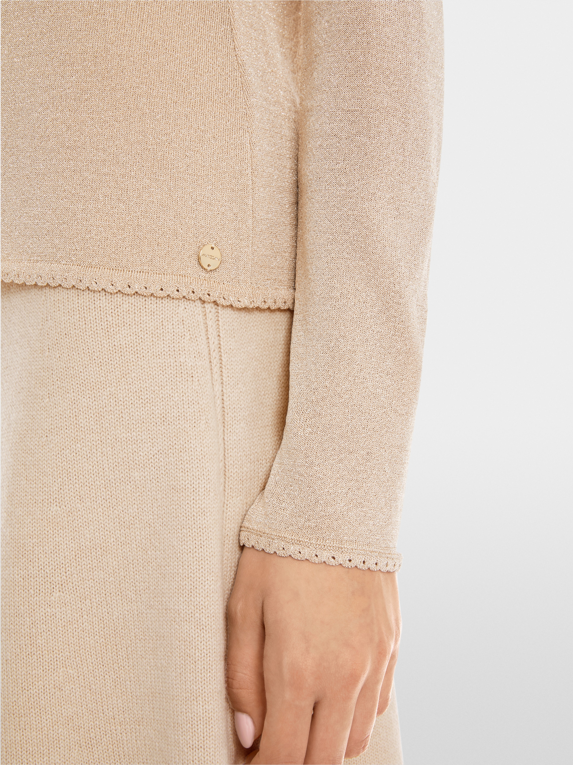 Marc-Cain Jumper with glitter - Knitted in Germany