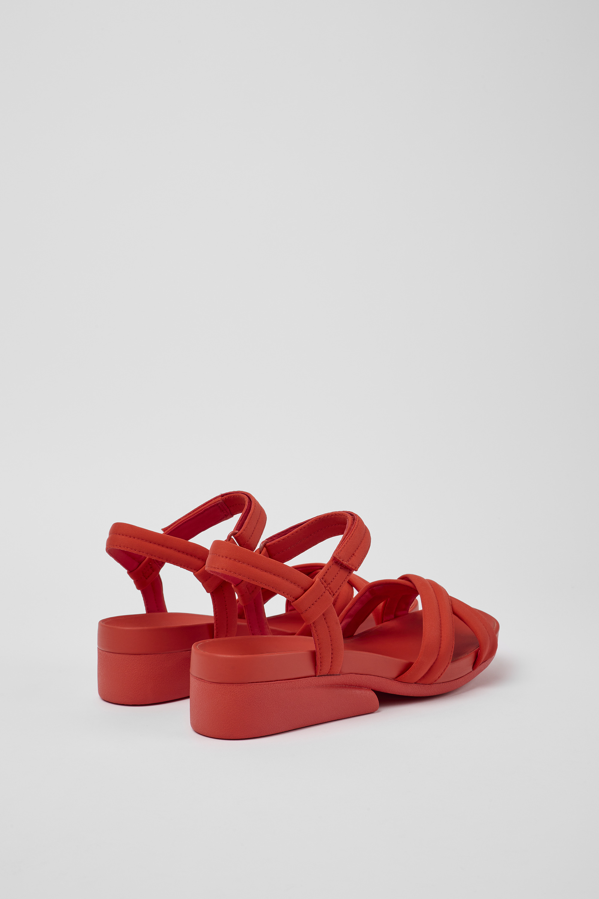 Minikaah - Red recycled PET and nylon sandals for women