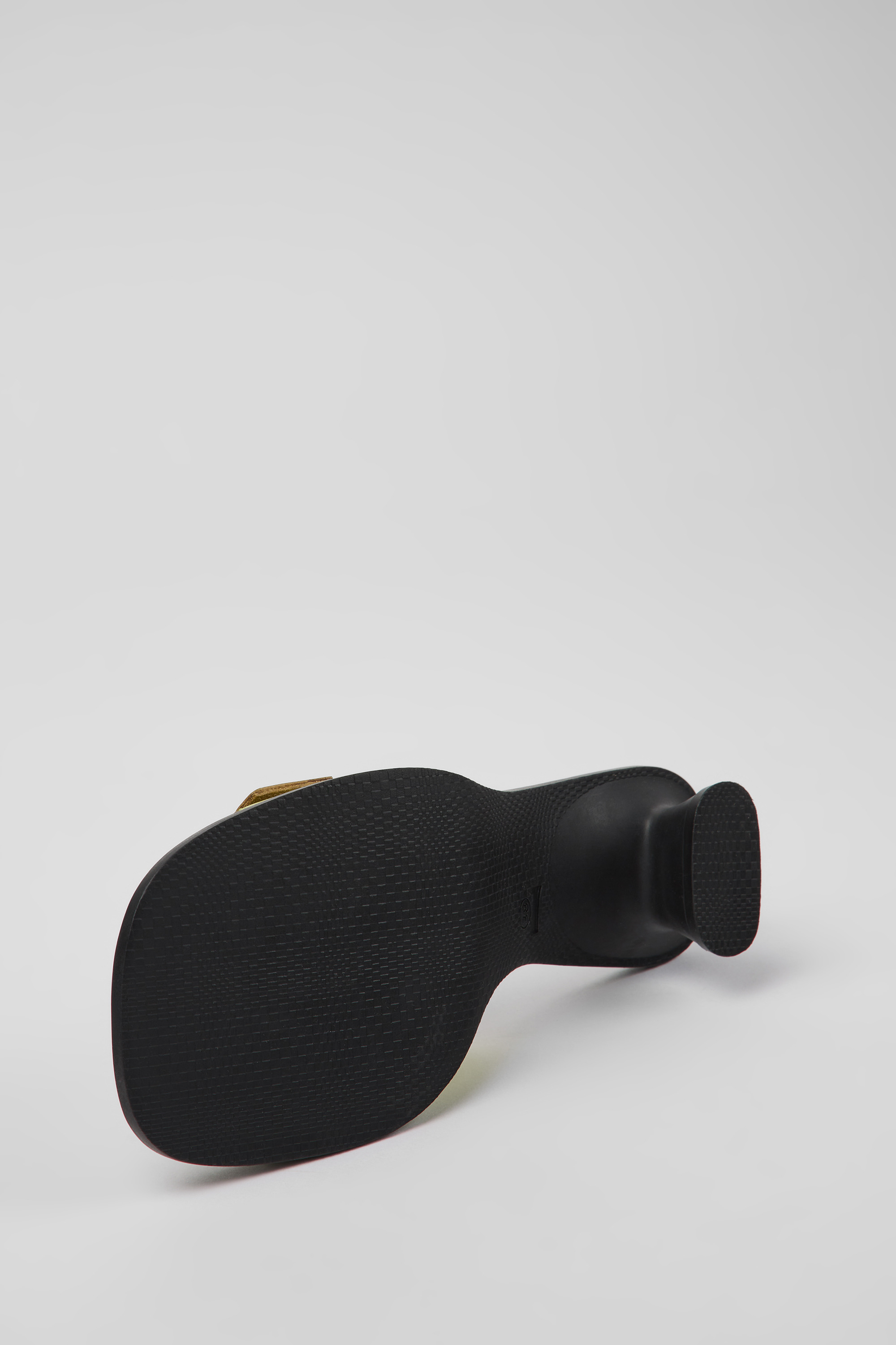 Dina - Green leather sandals for women