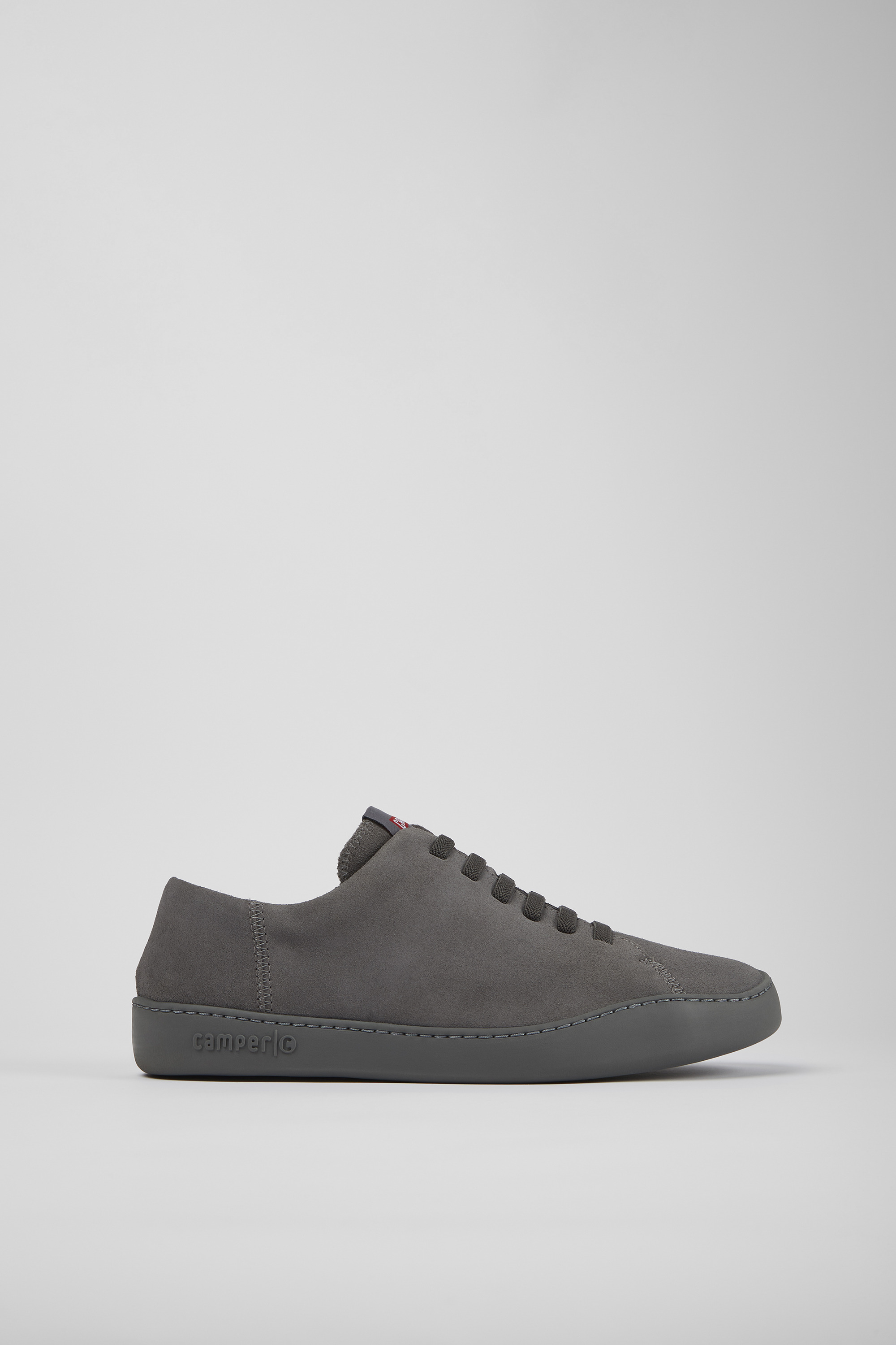 Peu Touring - Gray nubuck sneakers for men