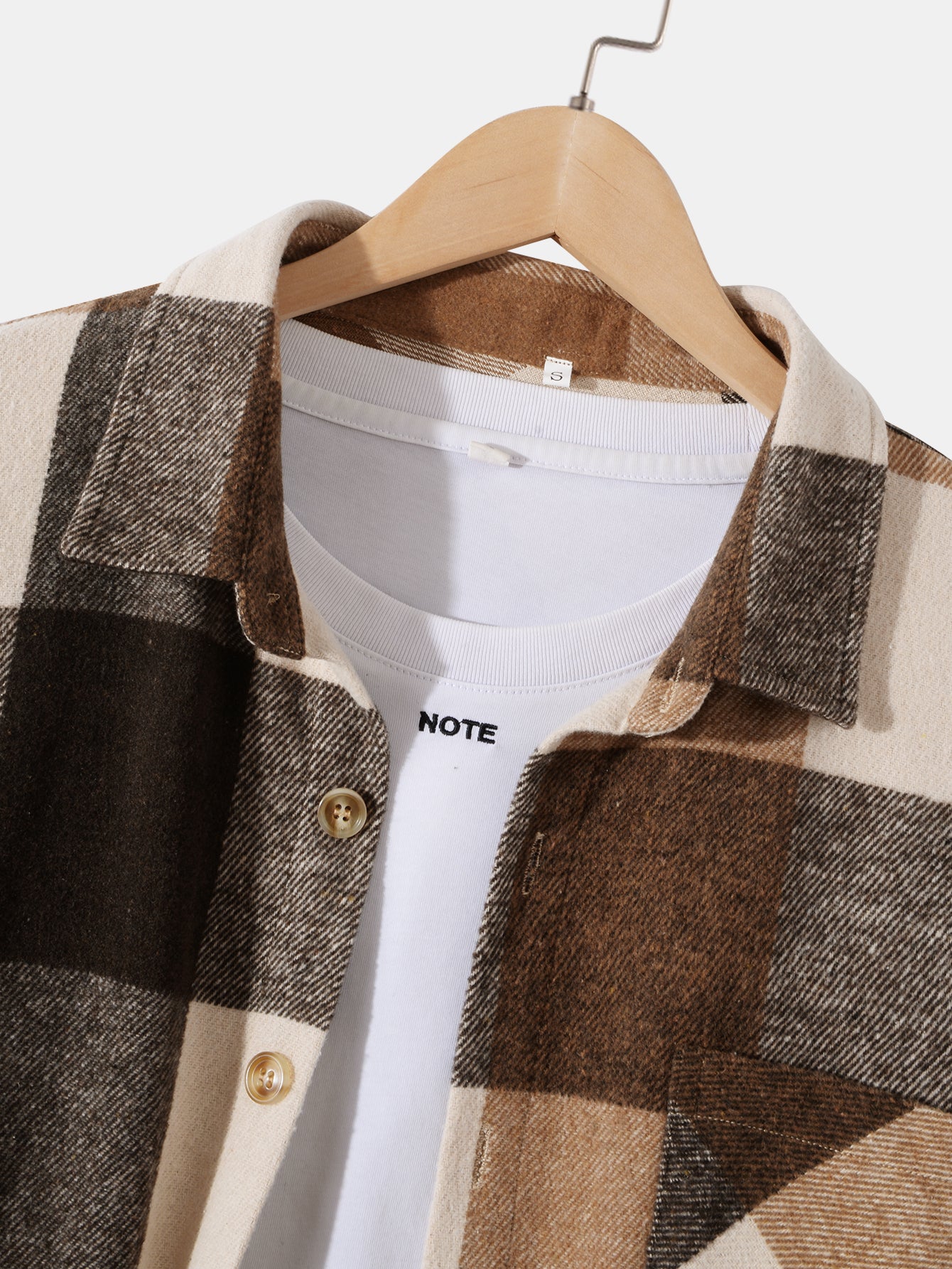 Flannel Plaid Overshirt