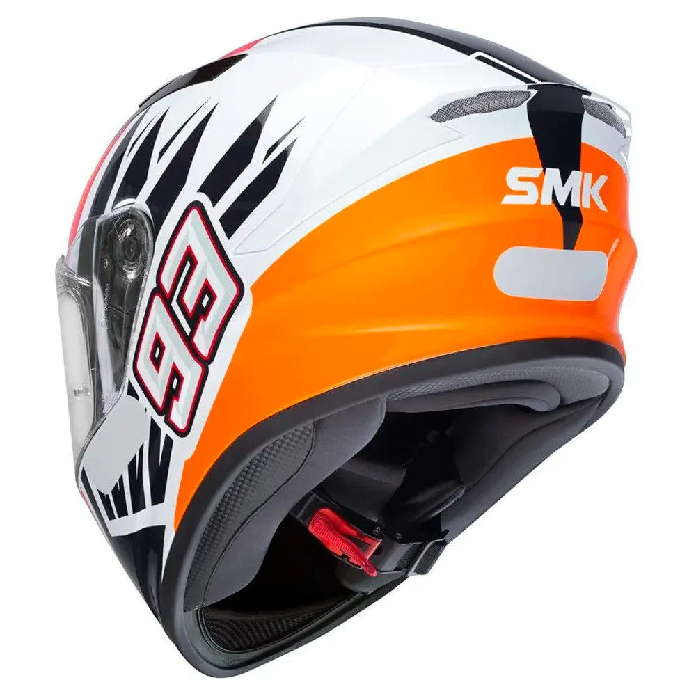 CASCO SMK STELLAR WINGS AZUL / NARANJA