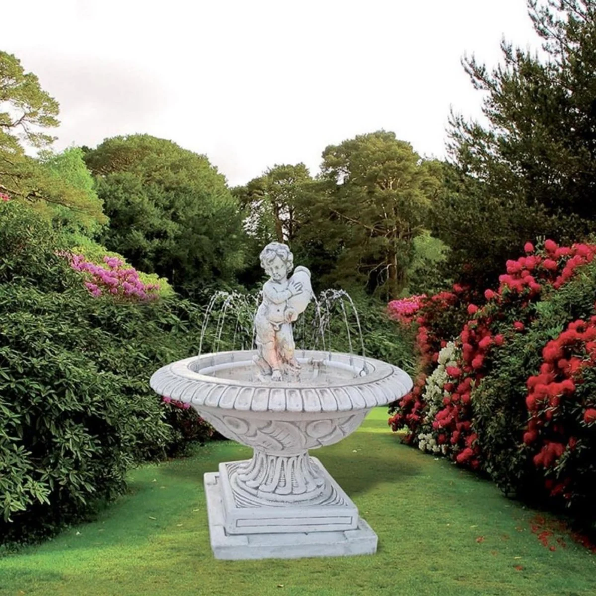 Casa Padrino fuente barroco gris ? 120 x A. 110 cm - Hecho en Italia