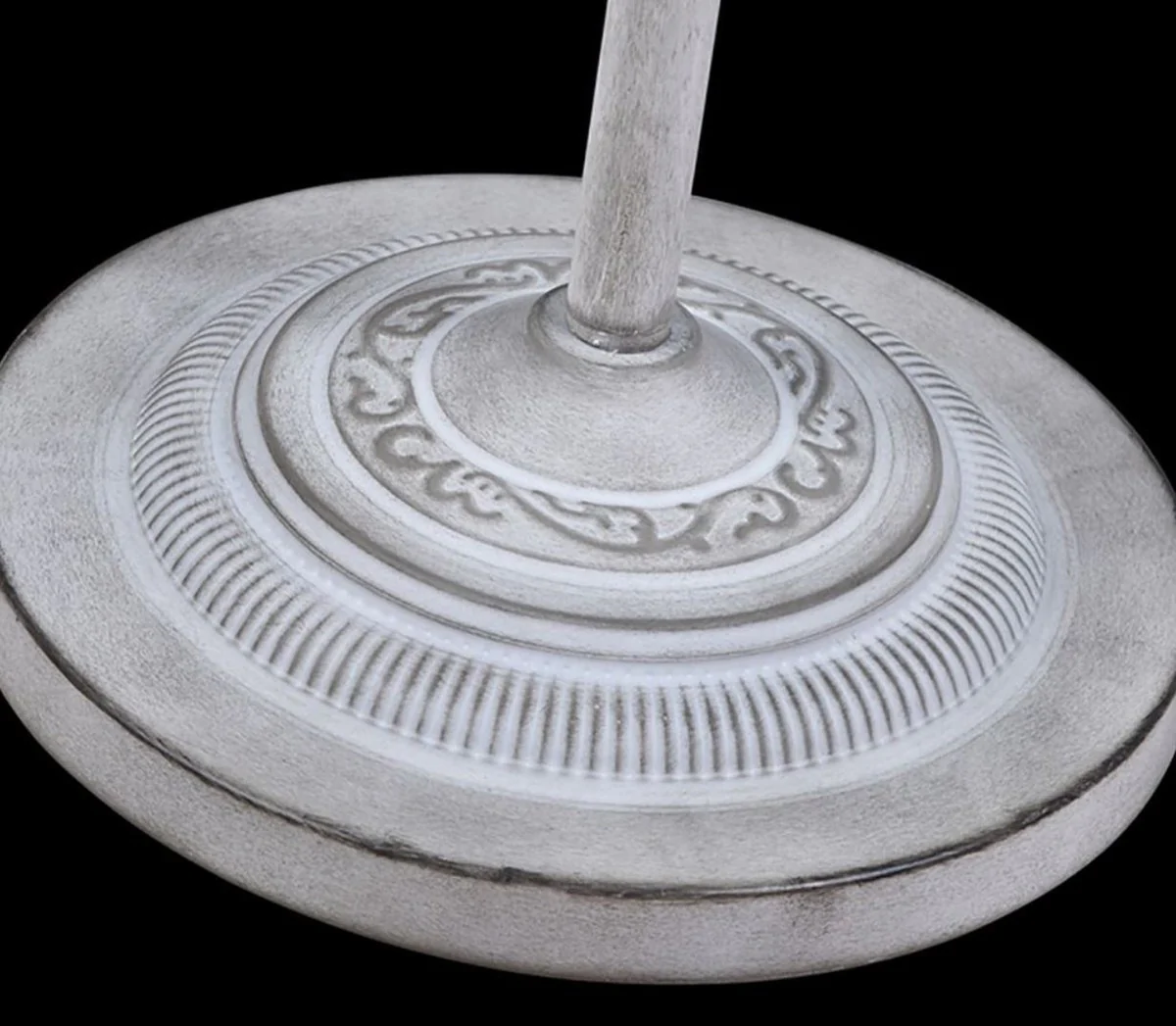 Casa Padrino Art Nouveau Floor Lamp Antique White Ø 40 x H. 164 cm - Art Nouveau Floor Light