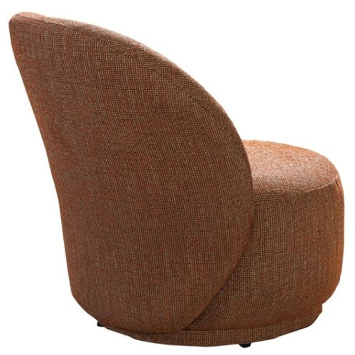 Casa Padrino sill¨®n giratorio de lujo marr¨®n 75 x 90 x A. 85 cm - Sill¨®n de sal¨®n - Sill¨®n de hotel - Muebles de sal¨®n - Muebles de hotel - Muebles de lujo