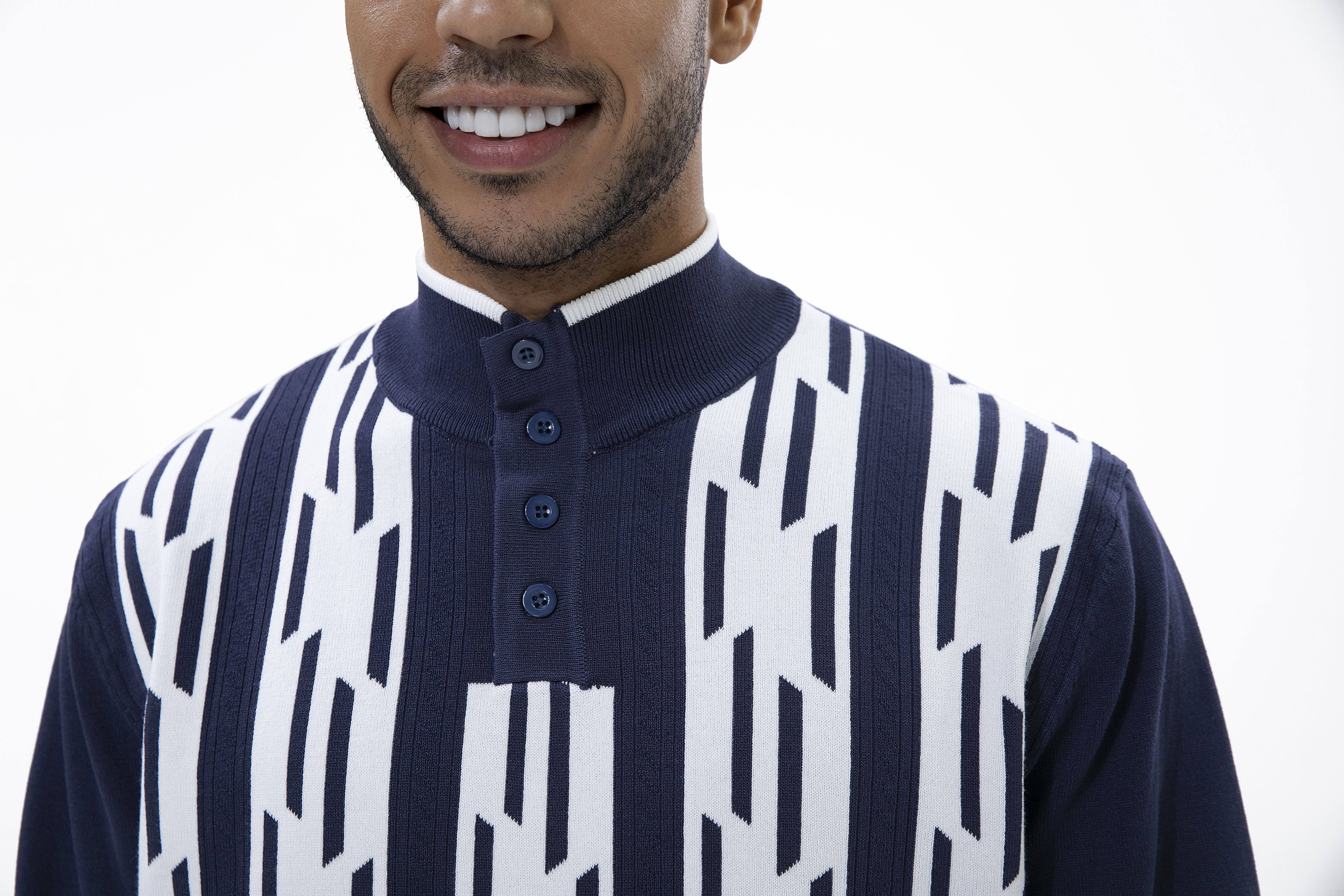 Suitmens Knitted Walking Suit Long Sleeve Suit 34