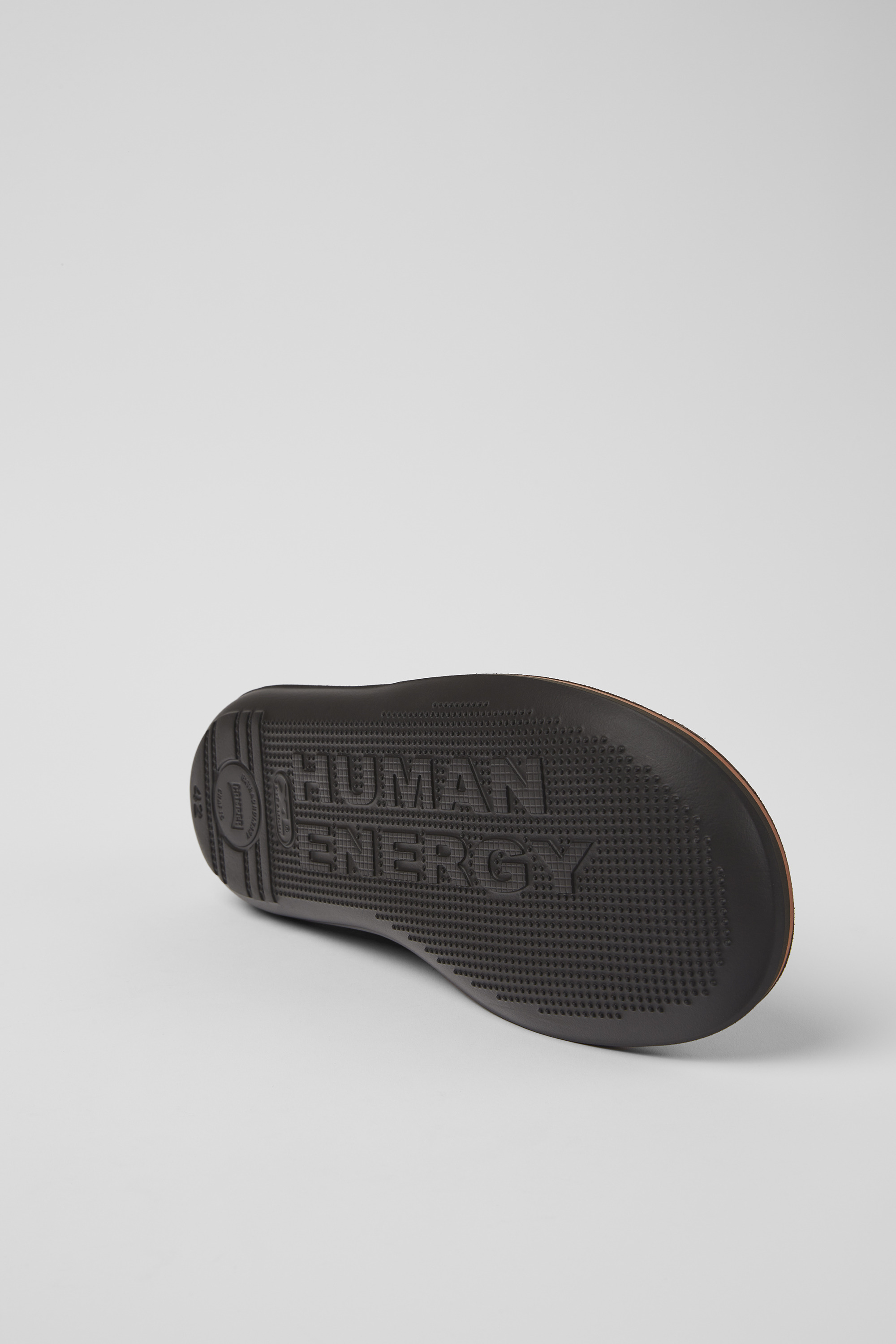 Beetle - Dark brown leather sneakers