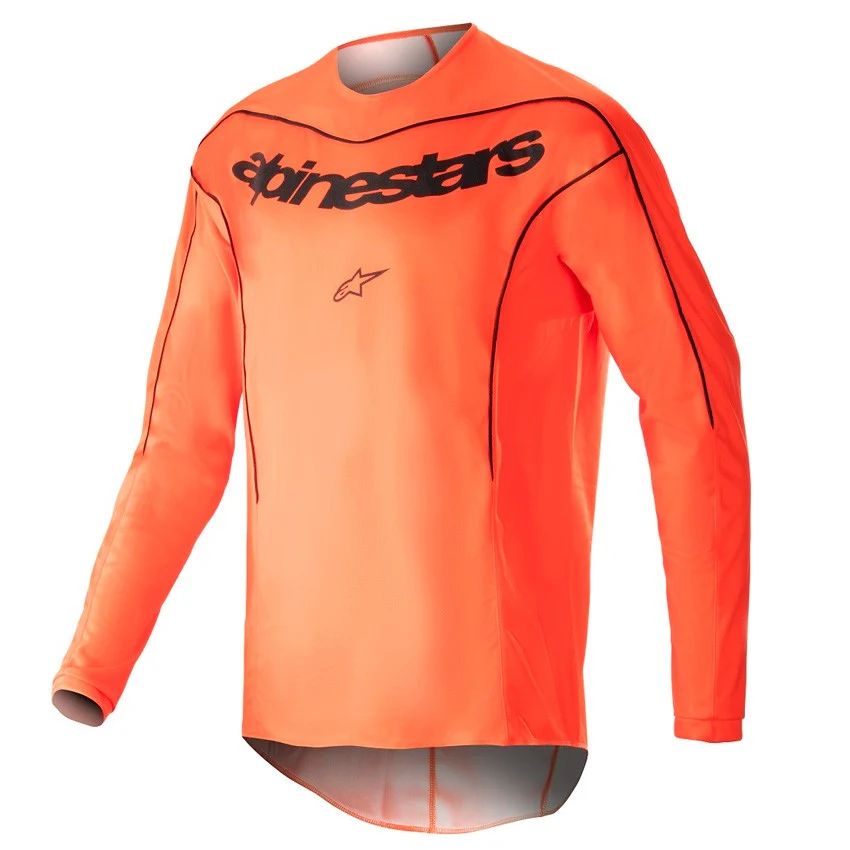 CAMISETA ALPINESTARS FLUID LURV 23 NARANJA / NEGRO