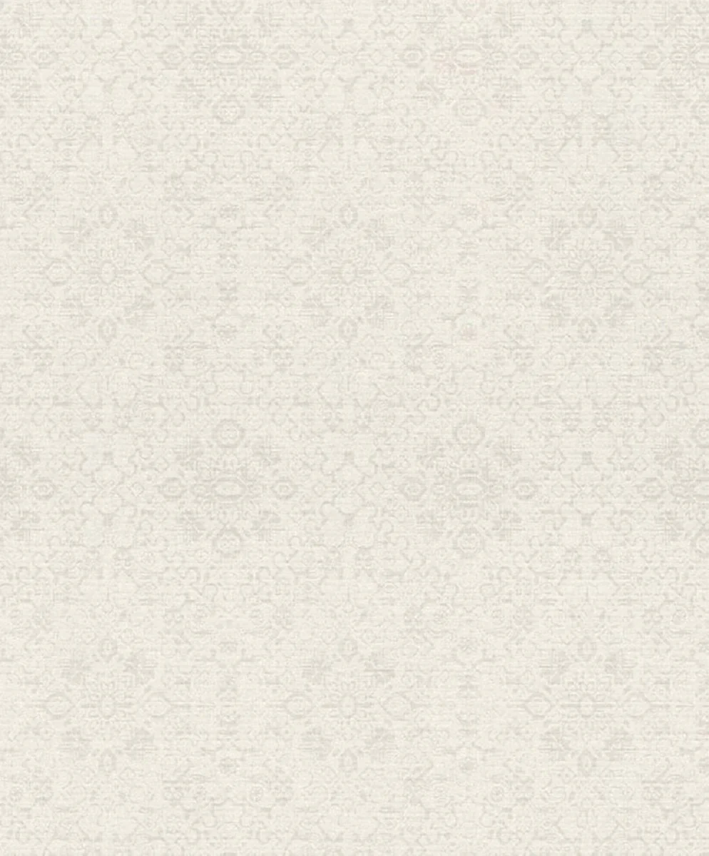 Casa Padrino papel pintado barroco blanco / crema 10,05 x 0,53 m - Papel Pintado Textil en Estilo Barroco