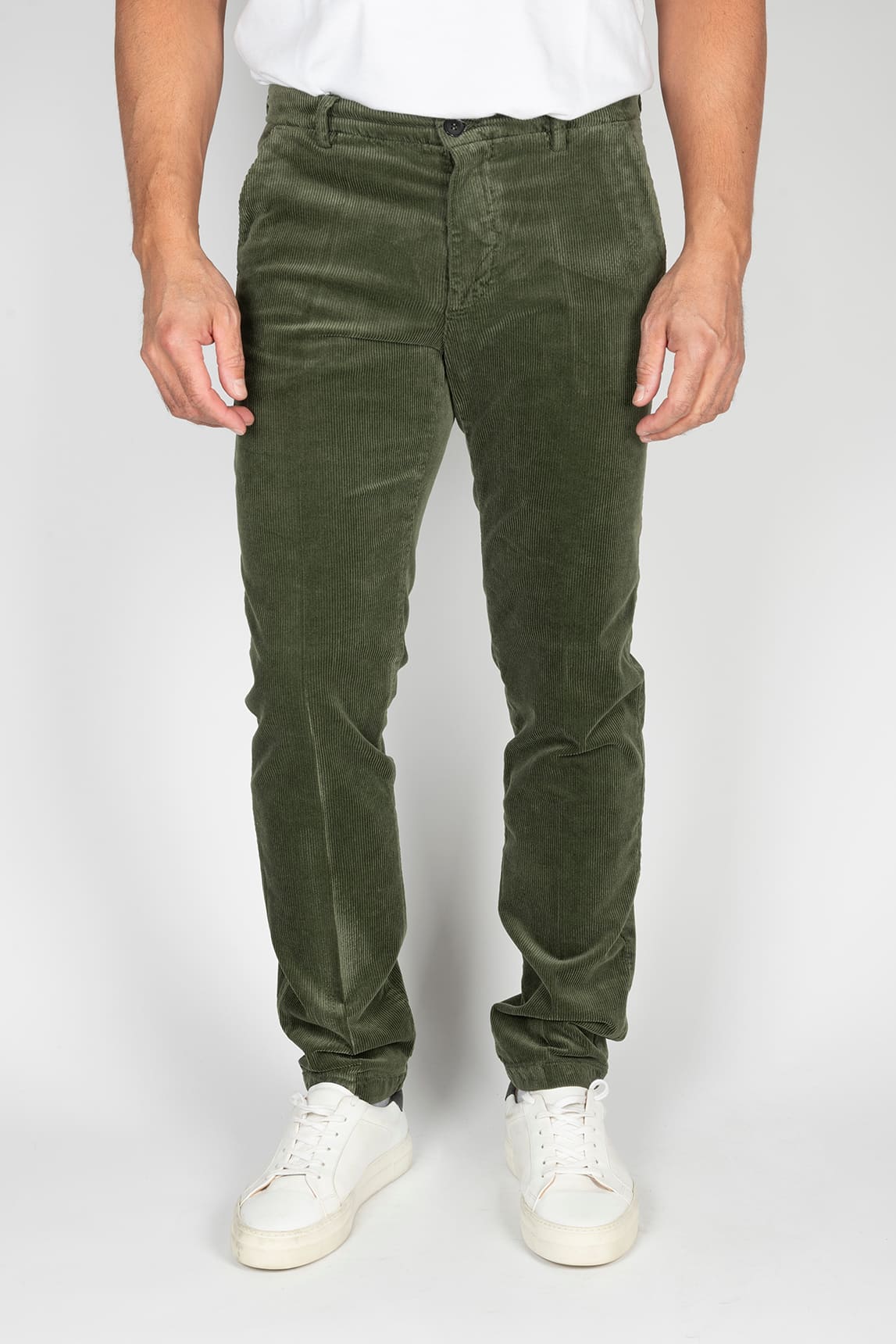 Rivera-spain Pantalón Paul Miranda de pana verde slim