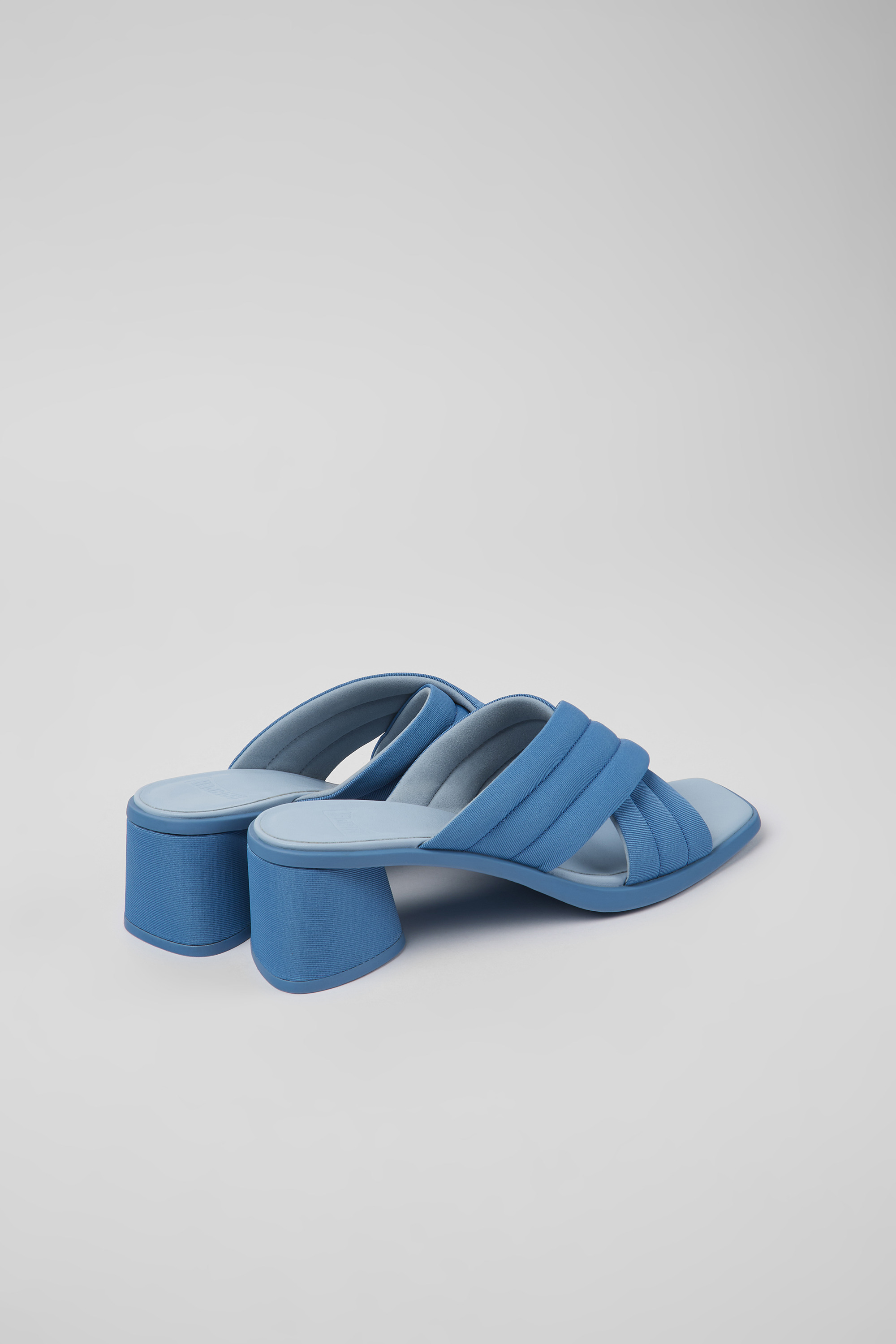 Kiara - Blue textile sandals for women