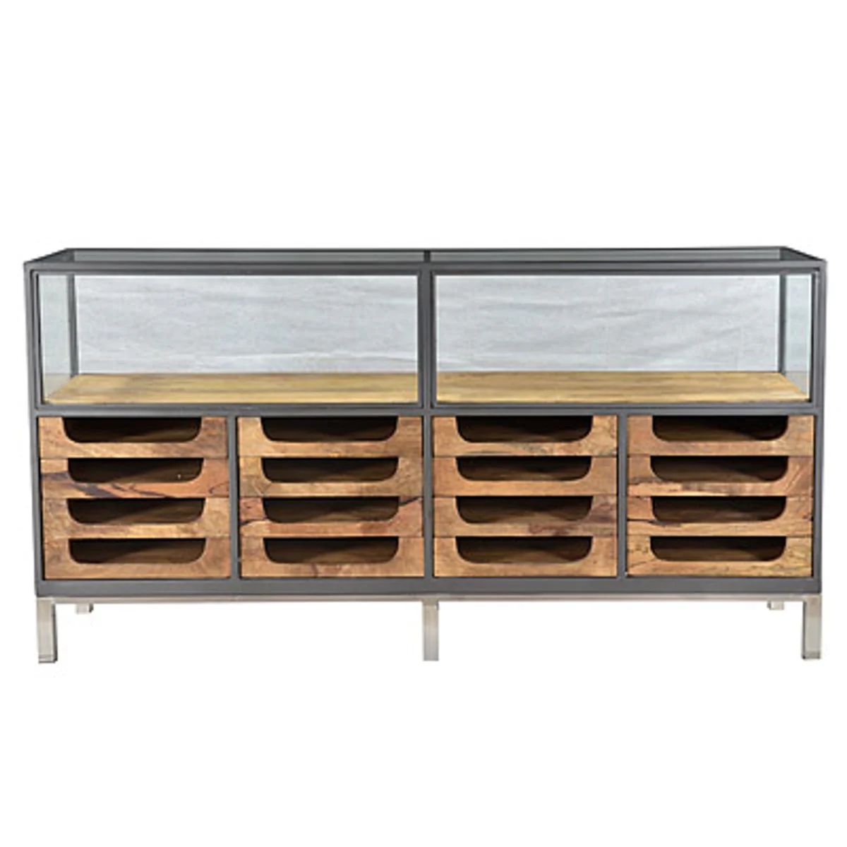 Gabinete de dise?o Buffet con cajones Casa Padrino Nature 193 x 46 x H.99 cm - Hotel M?bel