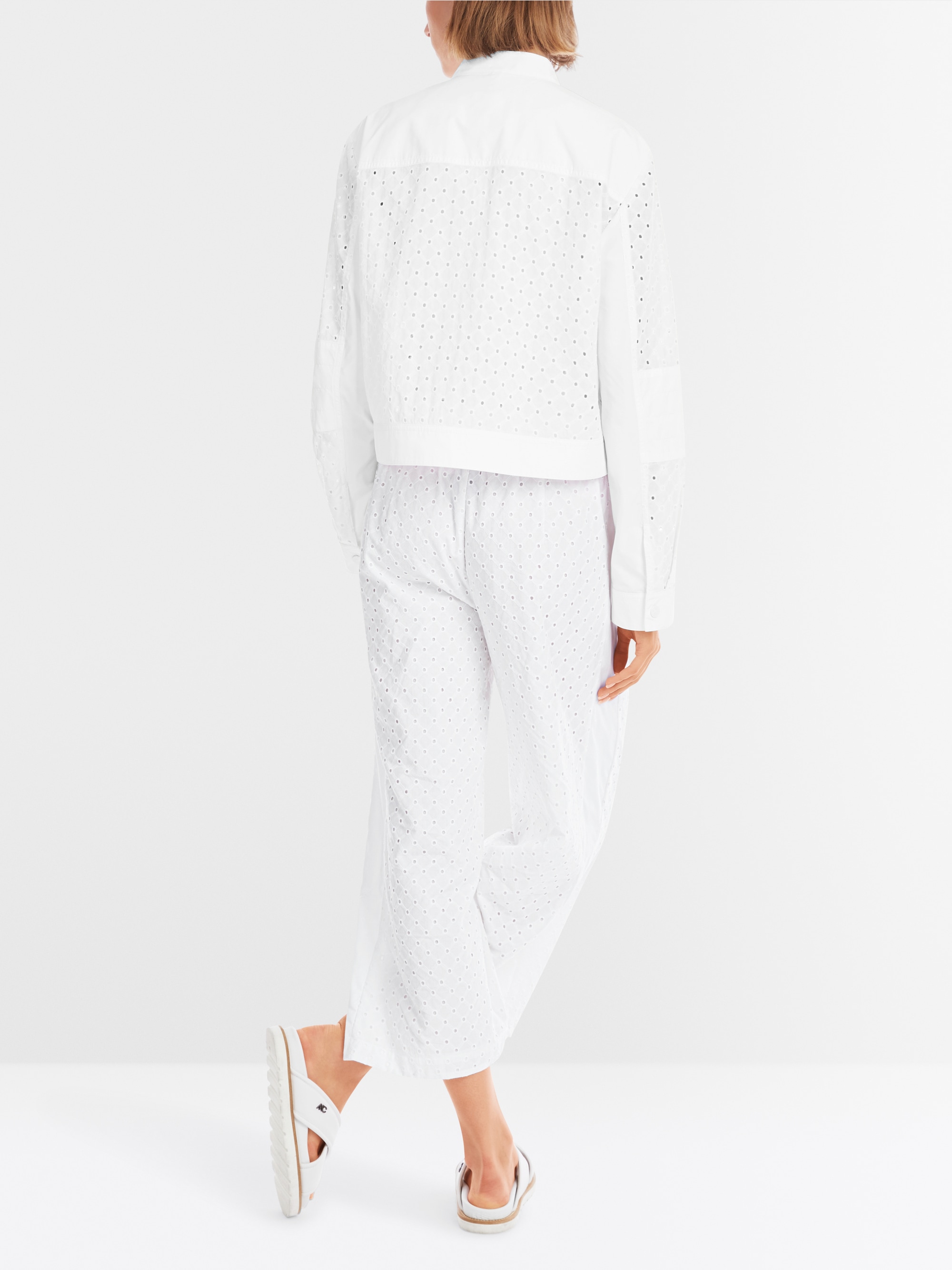 Marc-Cain Jacket with lace pattern