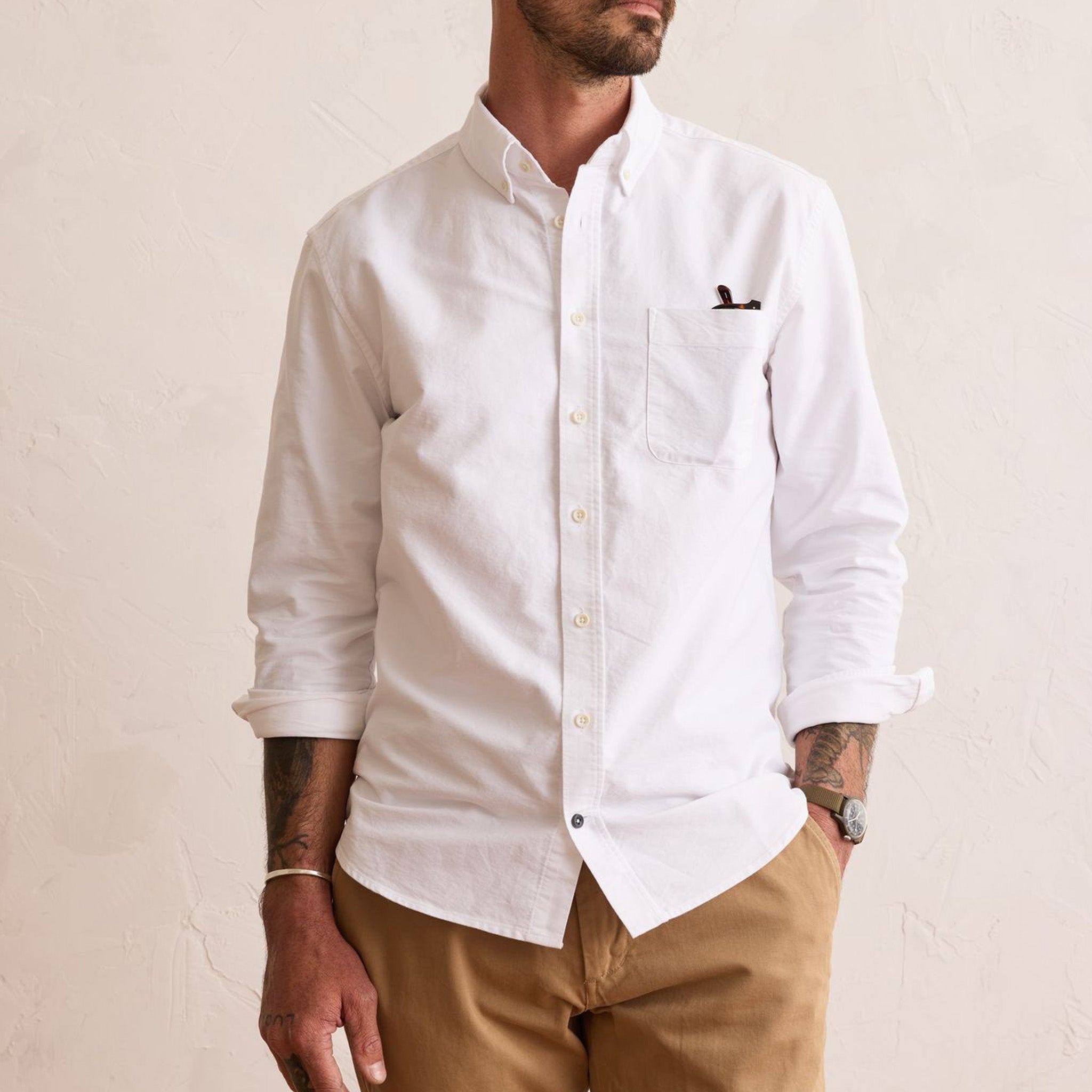 The Jack in White Everyday Oxford