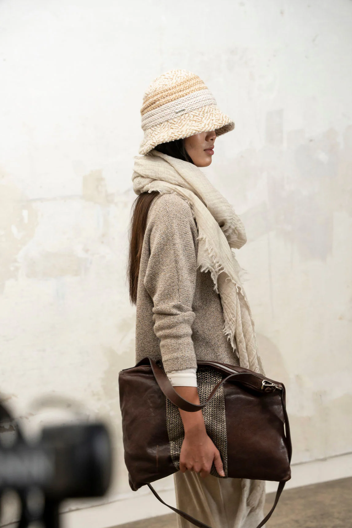 Rivera-spain Sombrero Malva camel