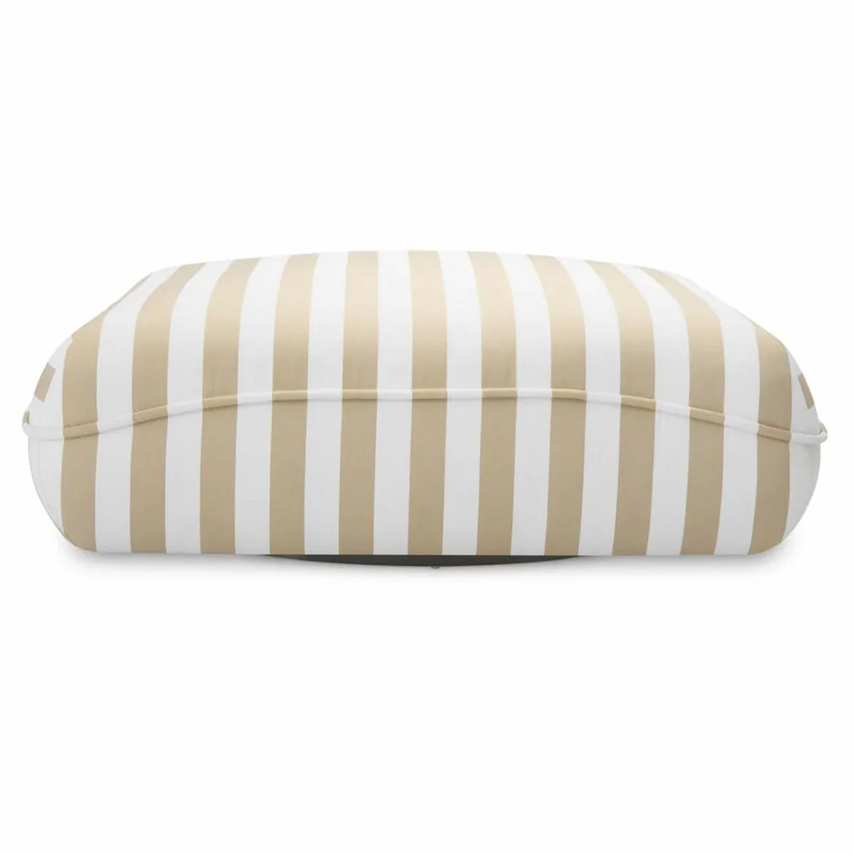 Casa Padrino puf para exterior de lujo blanco / beige 118 cm - Coj¨ªn para asiento de jard¨ªn