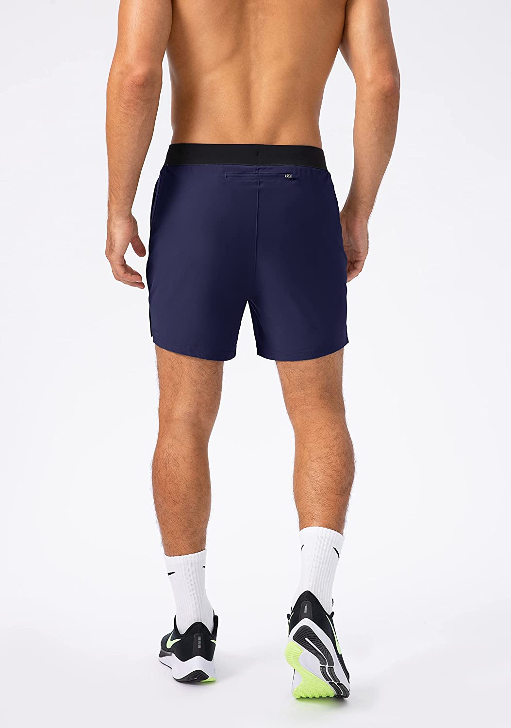 Men's Workout Running Shorts 5 Inch Lightweight Quick Dry Soccer Gym Athletic Shorts for Men with 3 Pockets