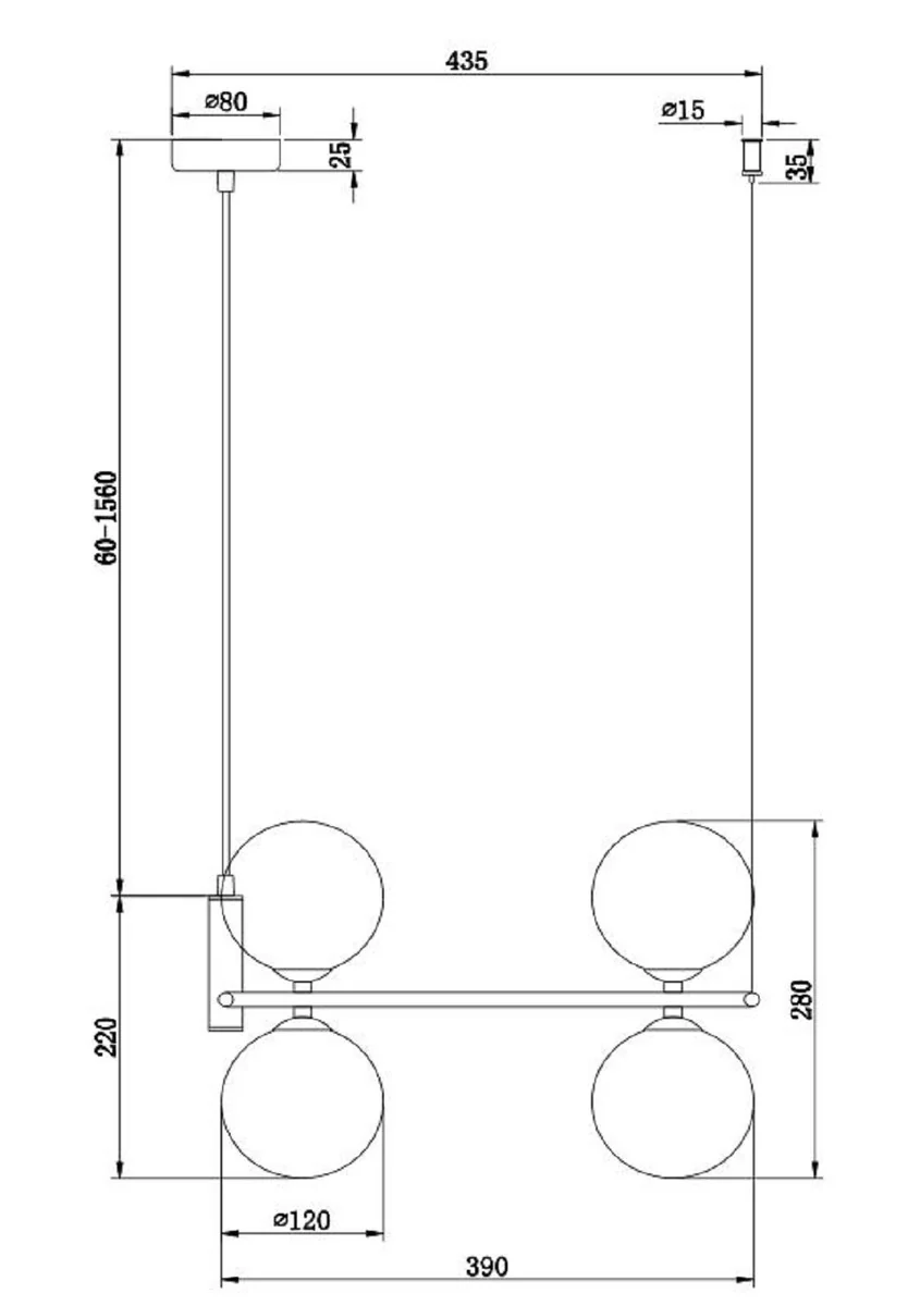 Casa Padrino lámpara colgante de lujo blanco / blanco Ø 39 x H. 28 cm - Lámpara Colgante de Metal Moderna y Ajustable en Altura con Pantallas de Vidrio Redondas