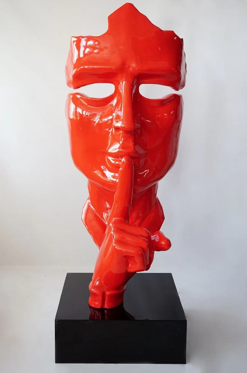 Casa Padrino escultura decorativa XXL rojo / negro A. 190 cm