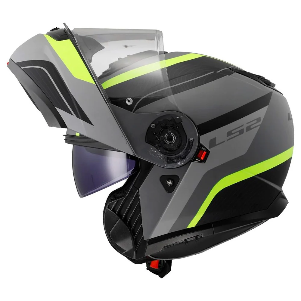 CASCO MODULAR LS2 FF908 STROBE II MONZA NEGRO / FLUOR