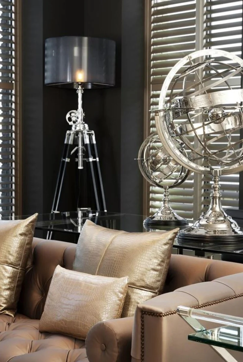 Casa Padrino sof¨¢ de dise?o marr¨®n - colecci¨®n de lujo