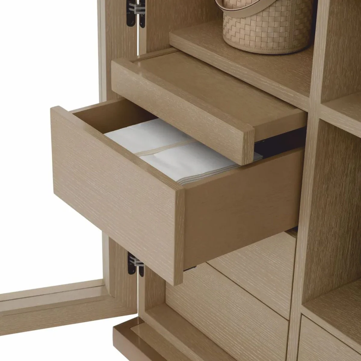 Casa Padrino armario bar de lujo beige / lat¨®n A. 150 cm - Muebles de bar