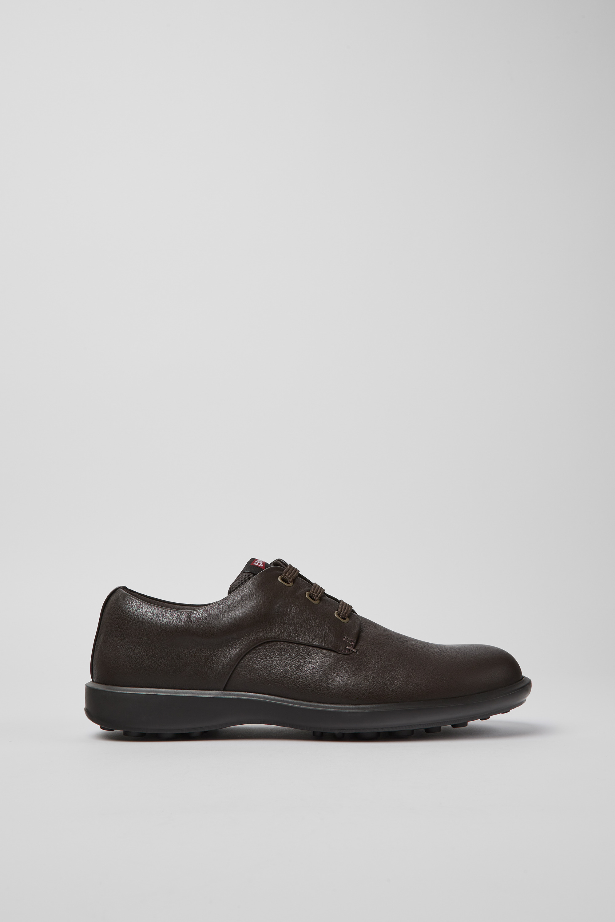 Atom Work - Dark brown blucher shoes for men