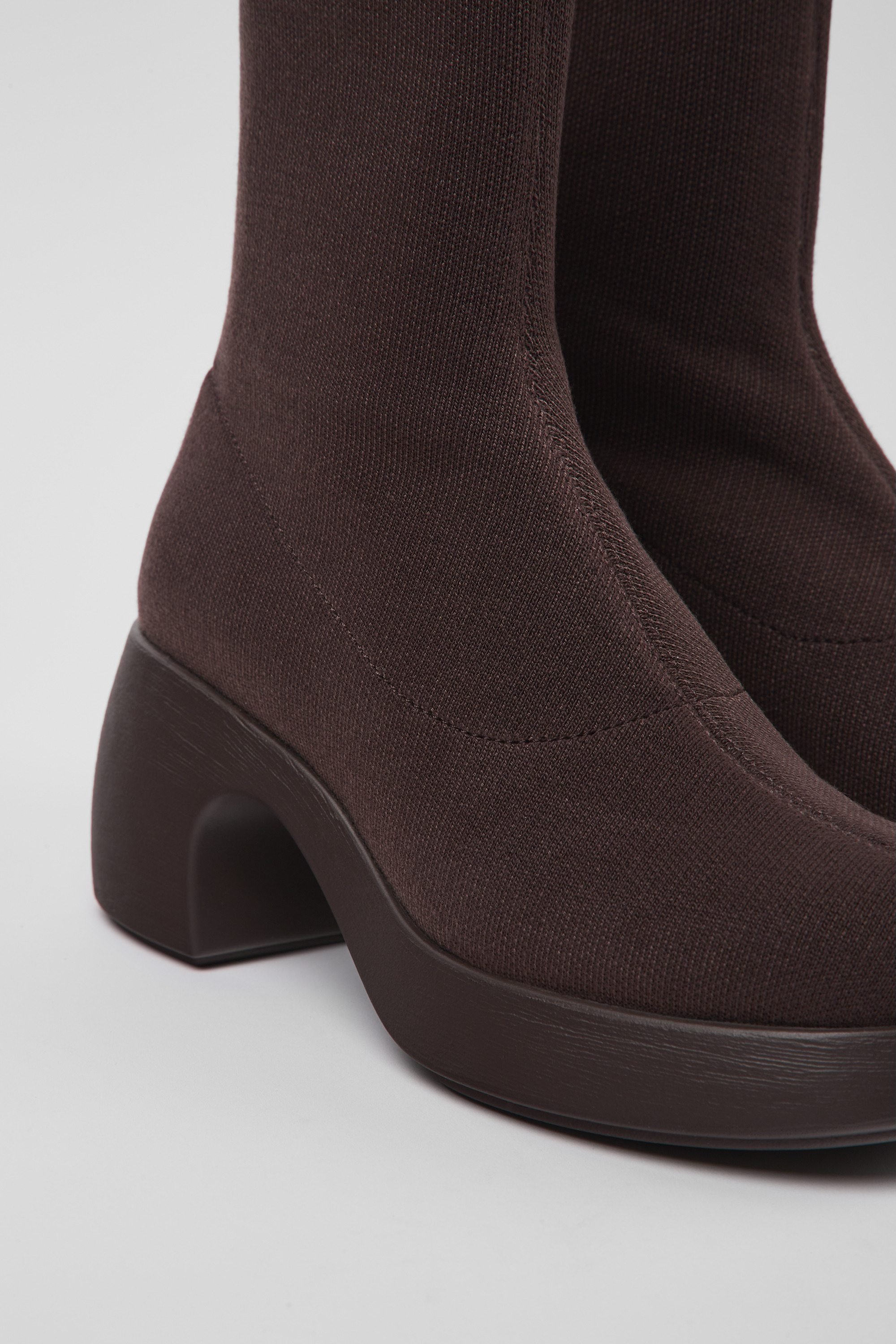 Thelma - Burgundy TENCEL Lyocell boots for women