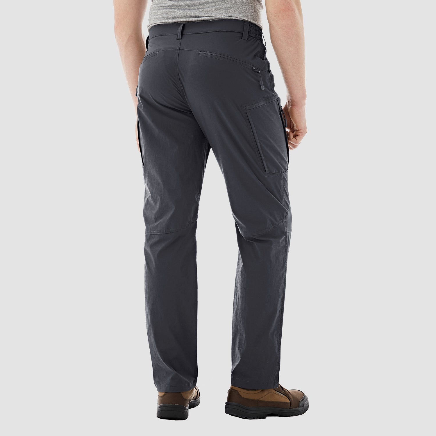 Men's Hiking Pants Water Repellent Cargo Pants with 8 Pockets Ripstop Lightweight Workout Pants