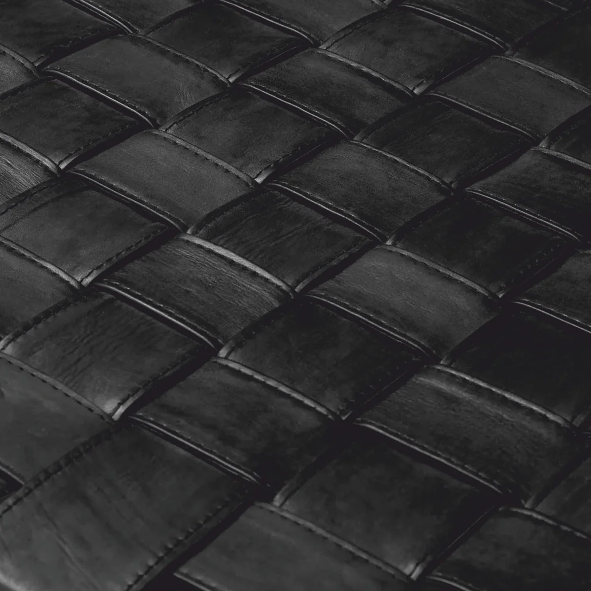 Casa Padrino silla de comedor de lujo con reposabrazos de cuero negro A. 85 cm - Muebles de lujo