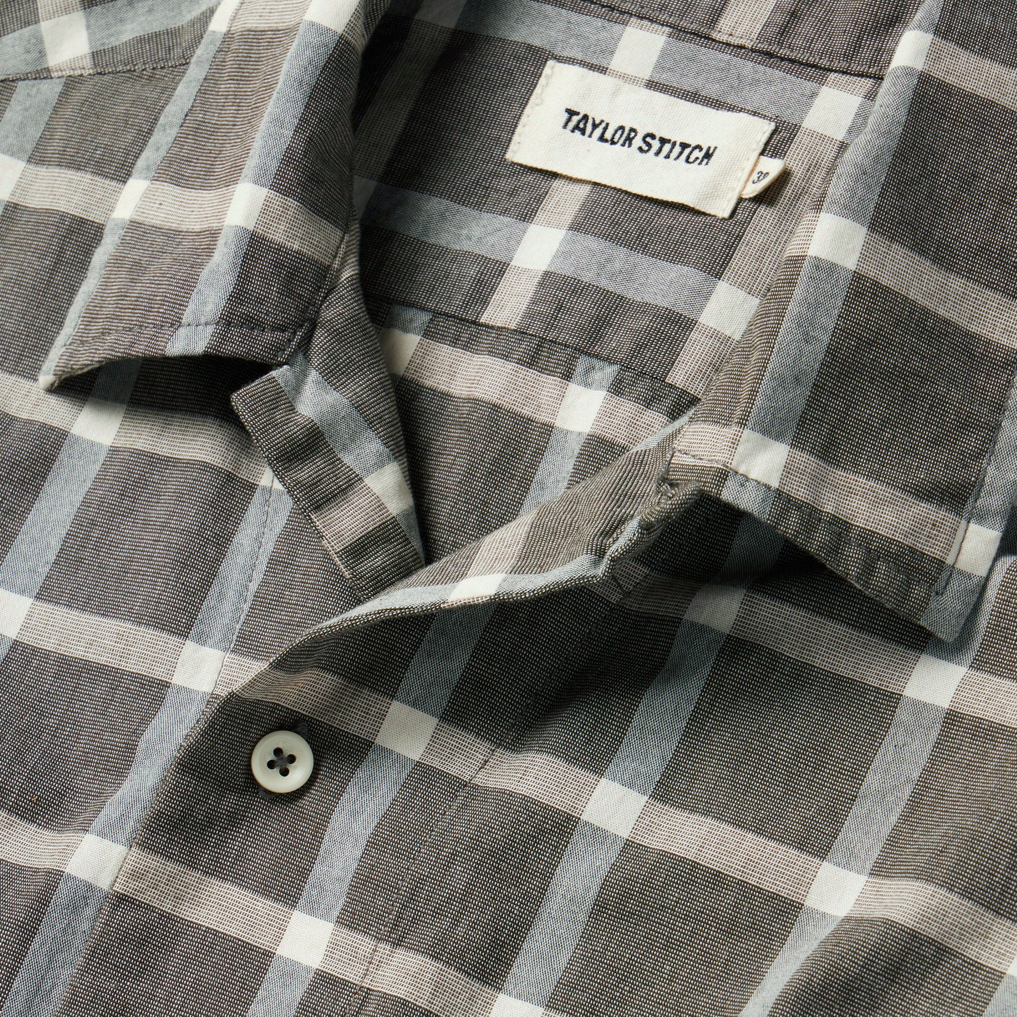 The Short Sleeve Hawthorne in Espresso Plaid